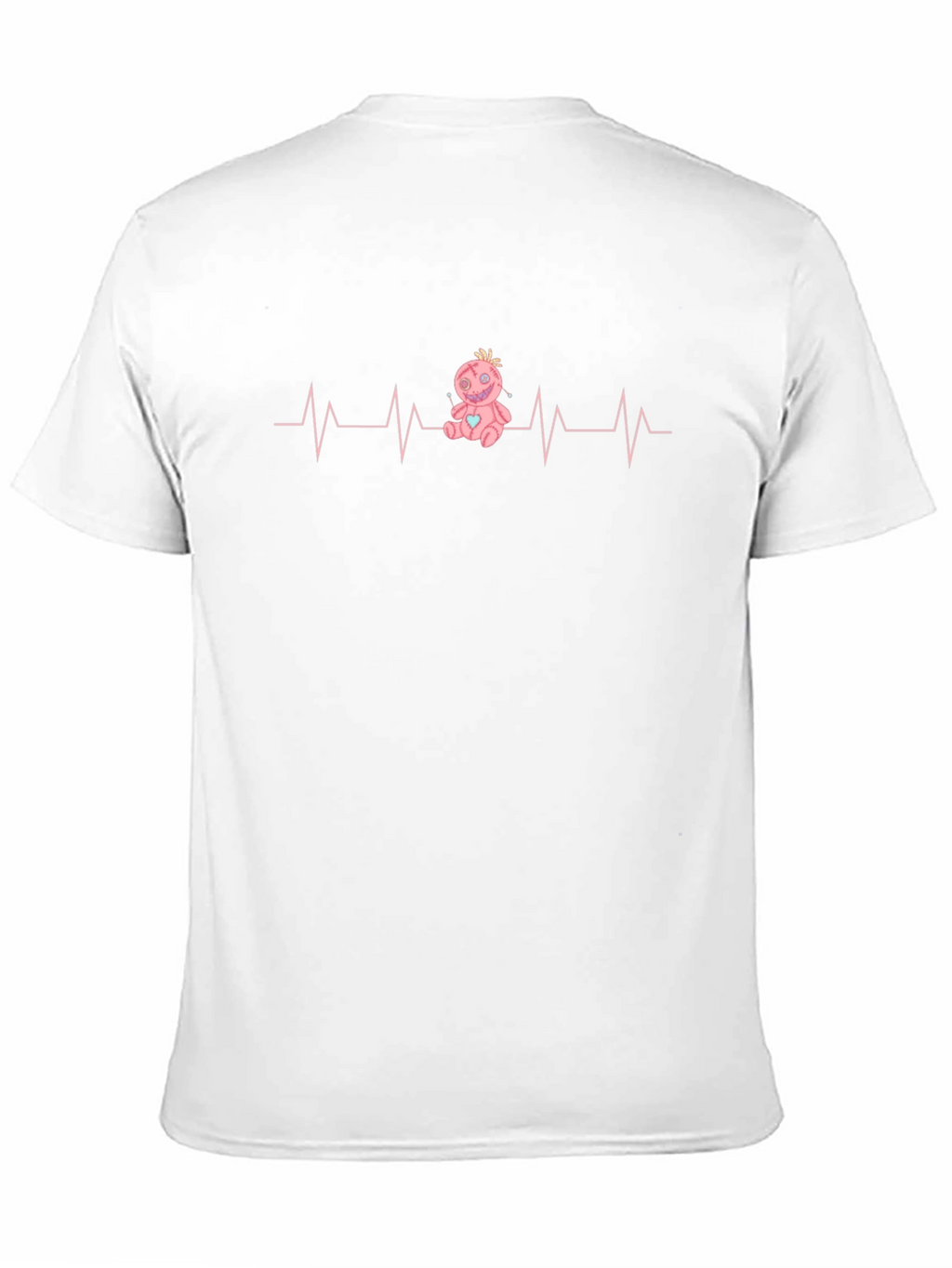 Voodoo Doll Heartbeat Graphic T-Shirt