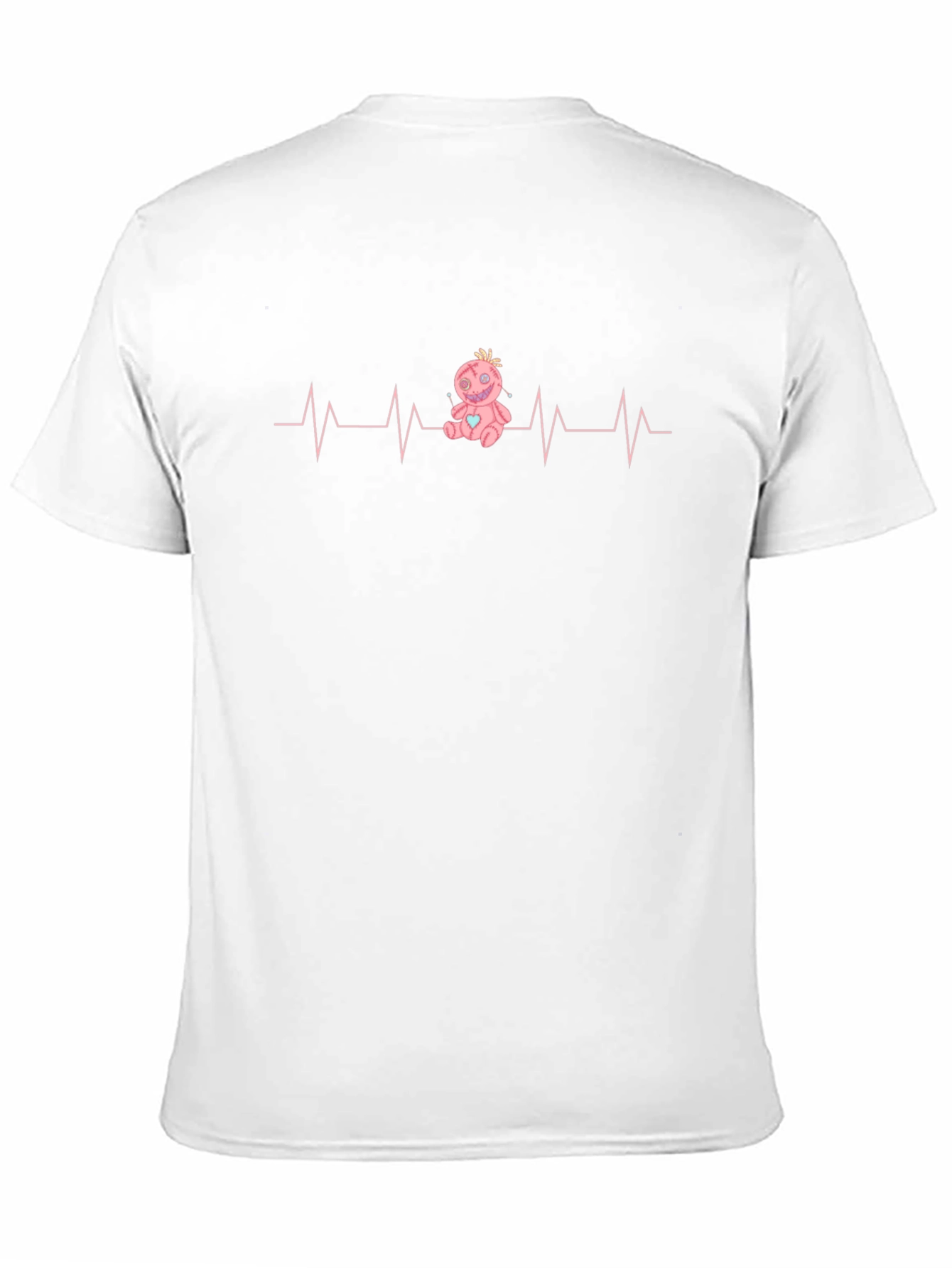 Voodoo Doll Heartbeat Graphic T-Shirt