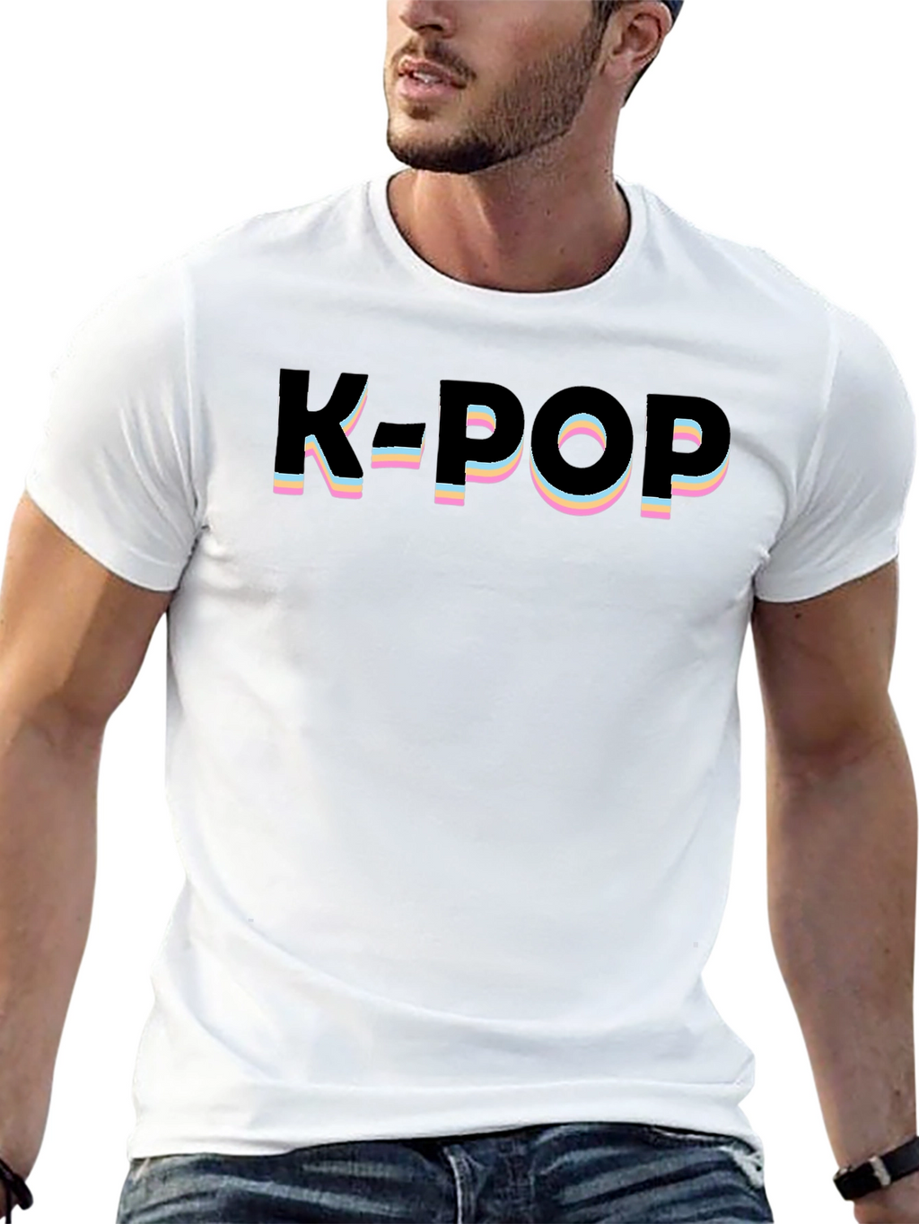 K-Pop Shirt - Black Cotton Tee