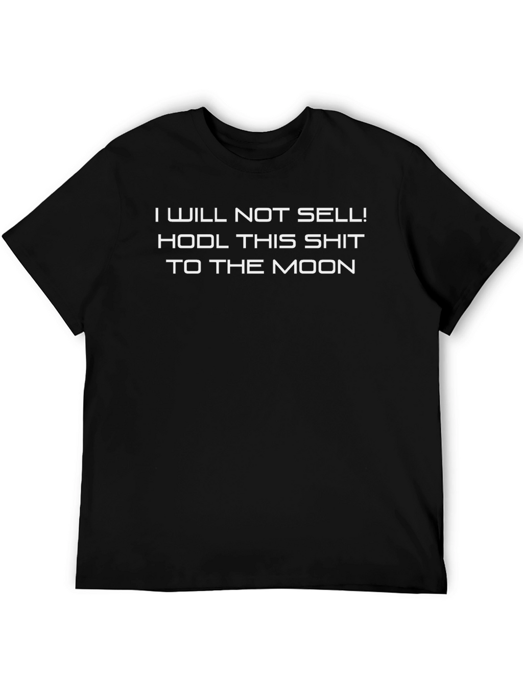 HODL to the Moon Black T-Shirt