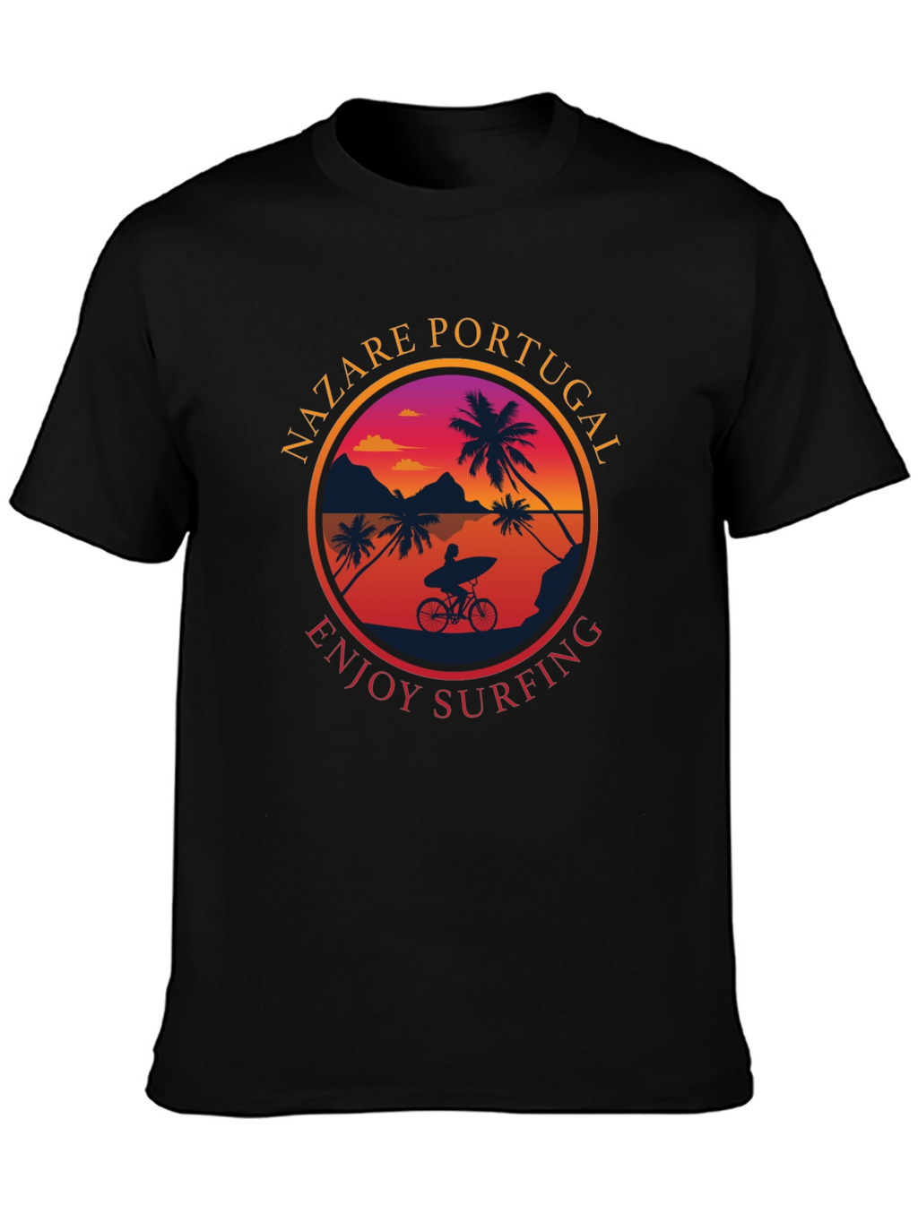 Nazaré Portugal Surfing T-Shirt