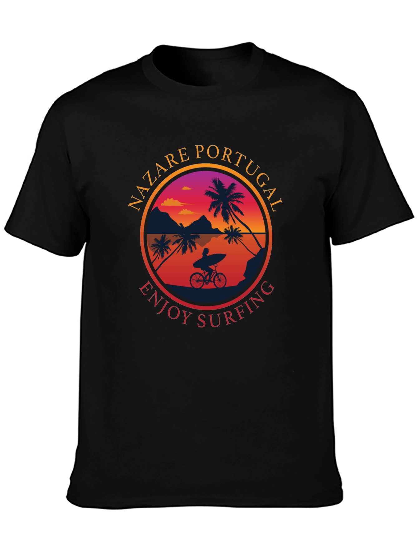Nazaré Portugal Surfing T-Shirt