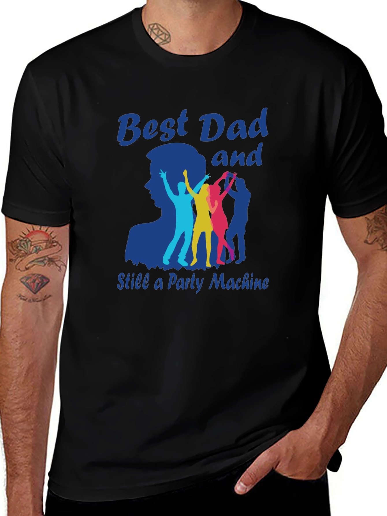 Best Dad and Still a Party Machine T-Shirt