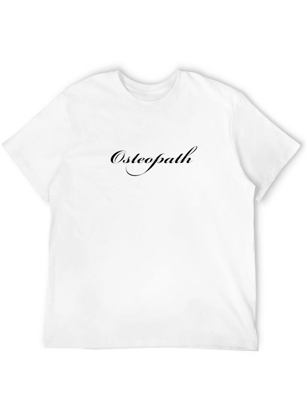 Osteopath Black Tee - Stylish & Comfortable