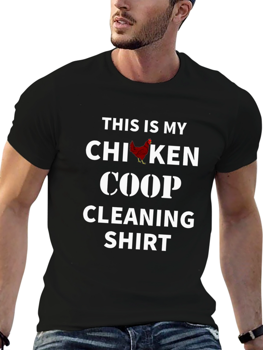 Chicken Coop Cleaning Shirt - Novelty Apparel