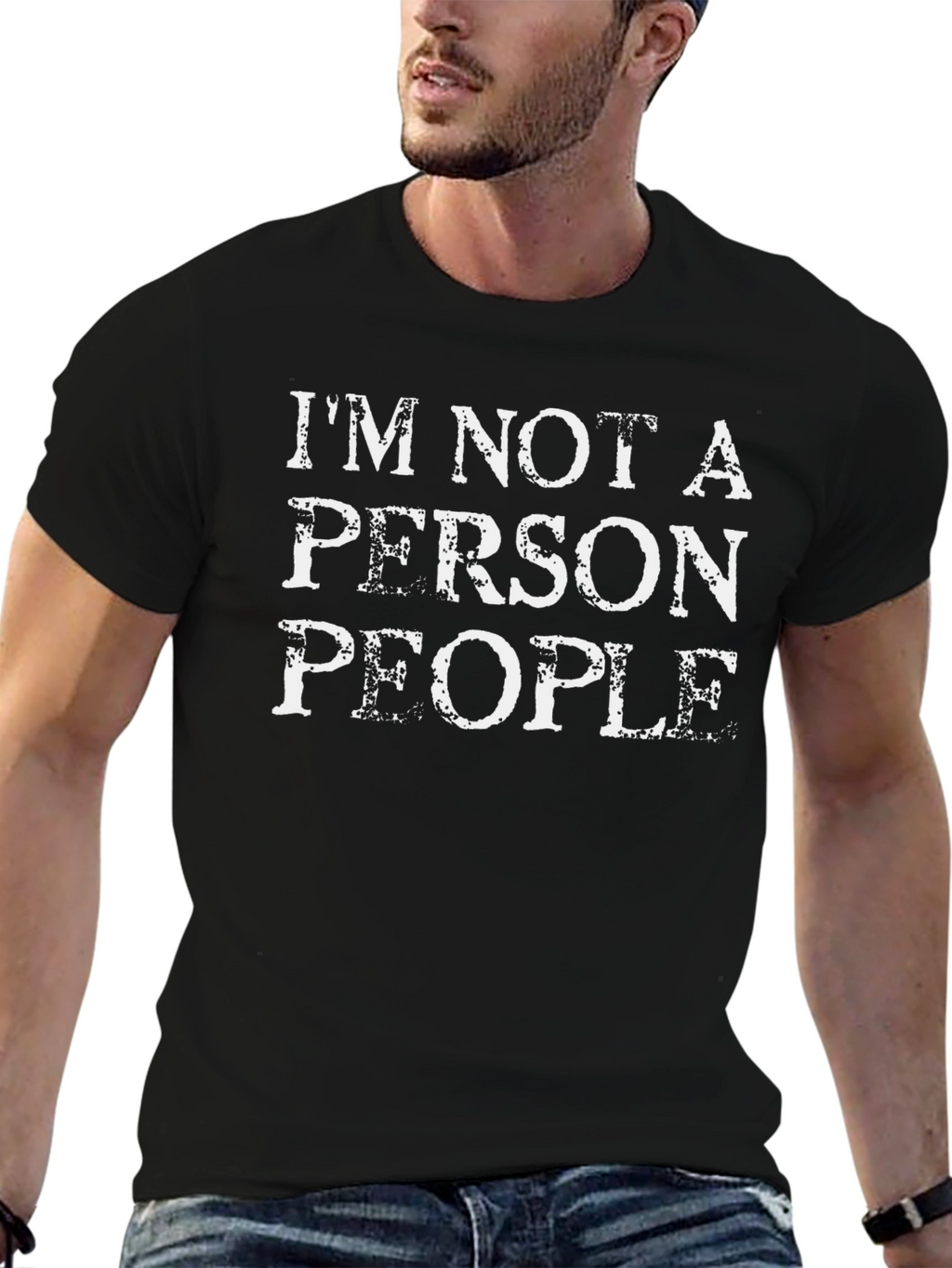 Im Not A Person People Graphic T-Shirt
