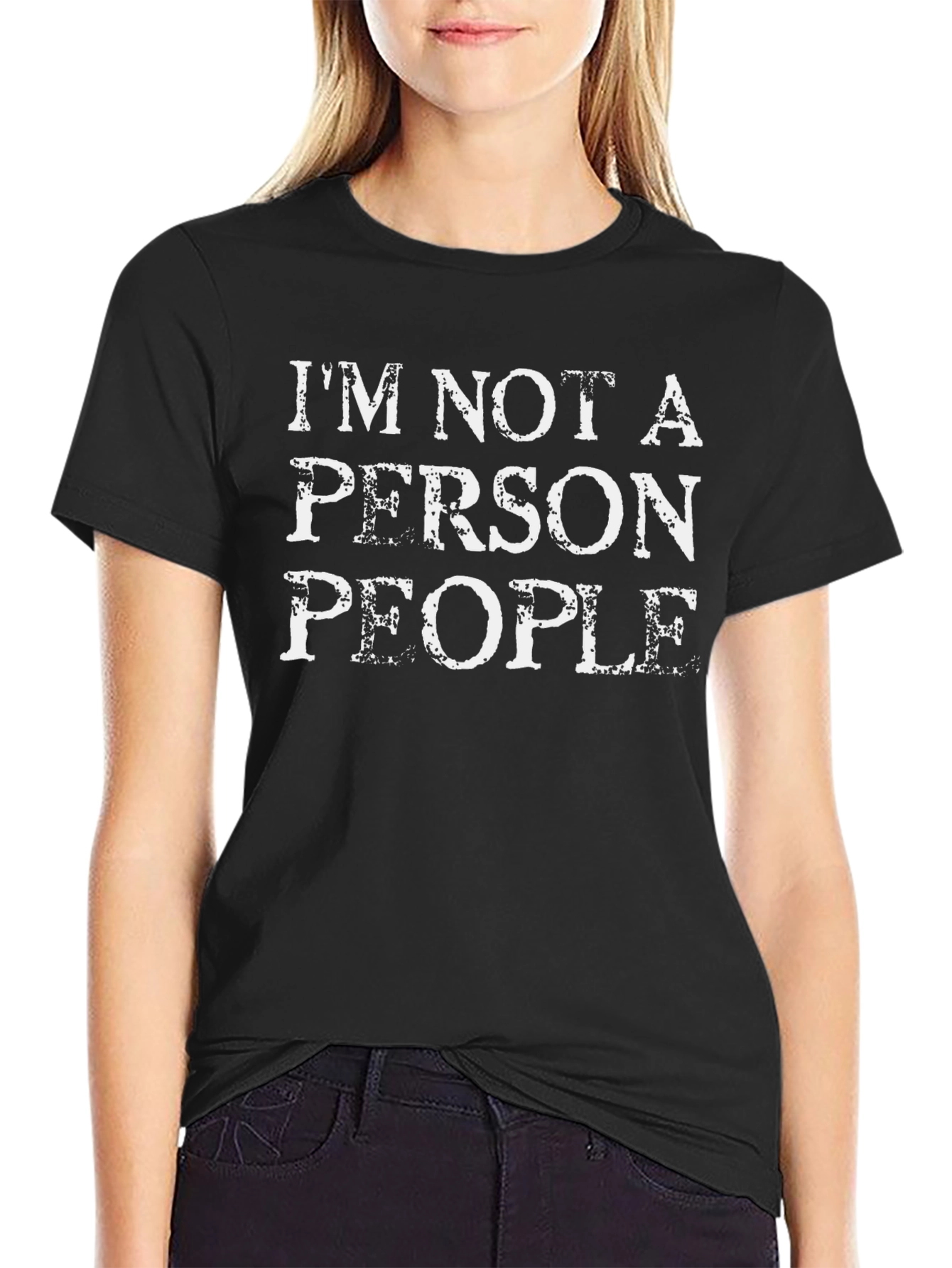 Im Not A Person People Graphic T-Shirt