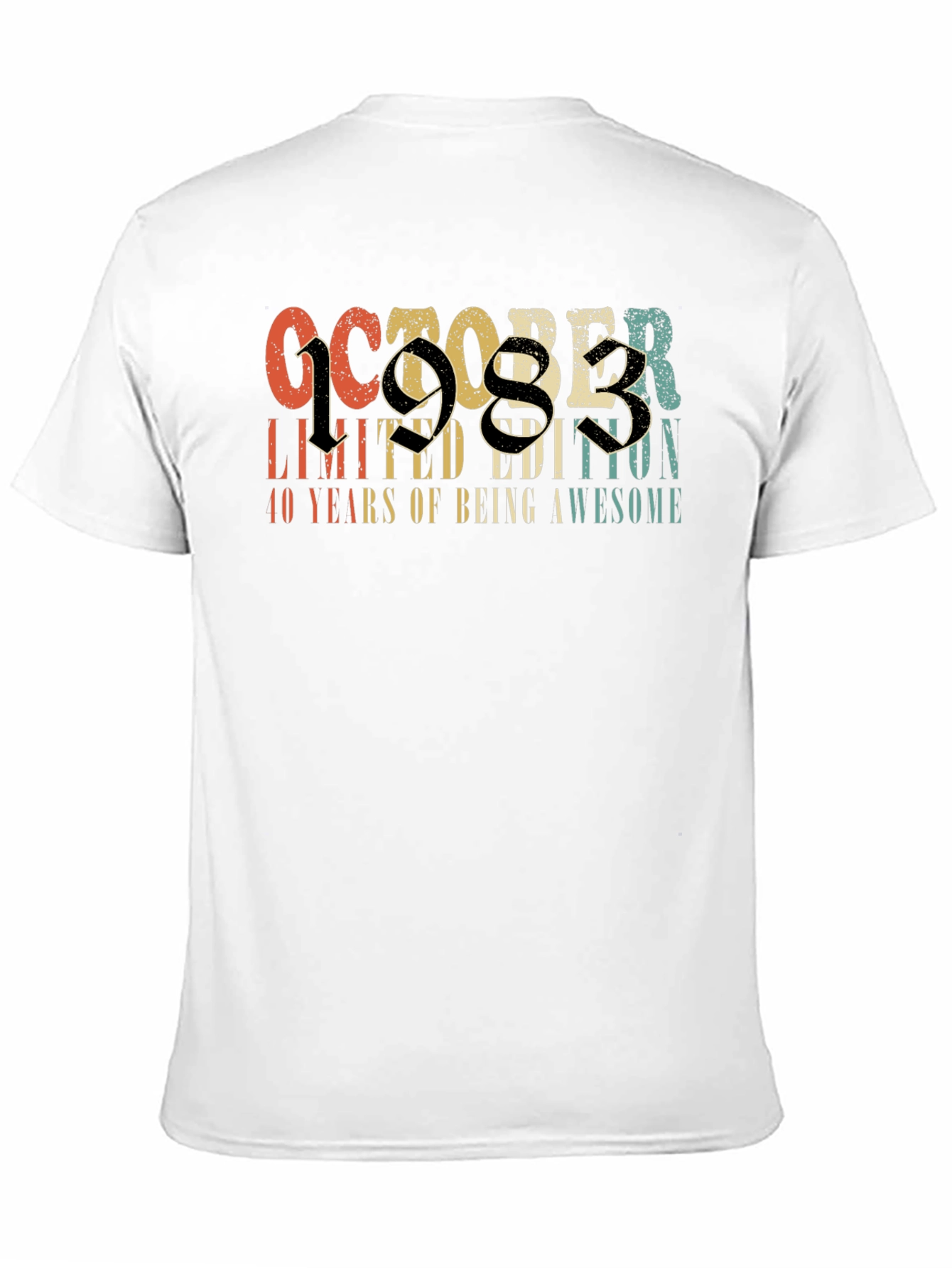 October 1983 Limited Edition Birthday T-Shirt