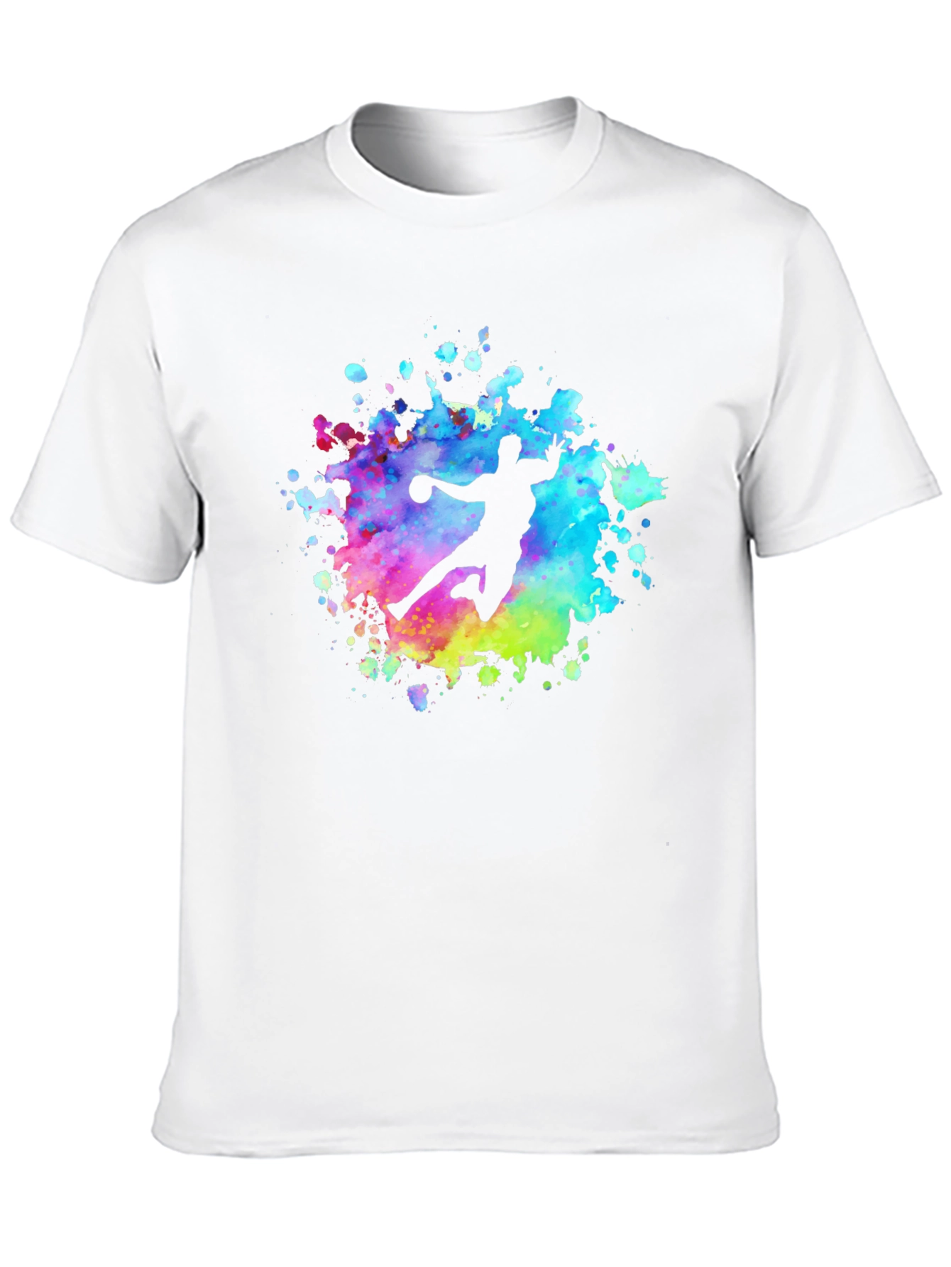 Handball Player Watercolor T-Shirt