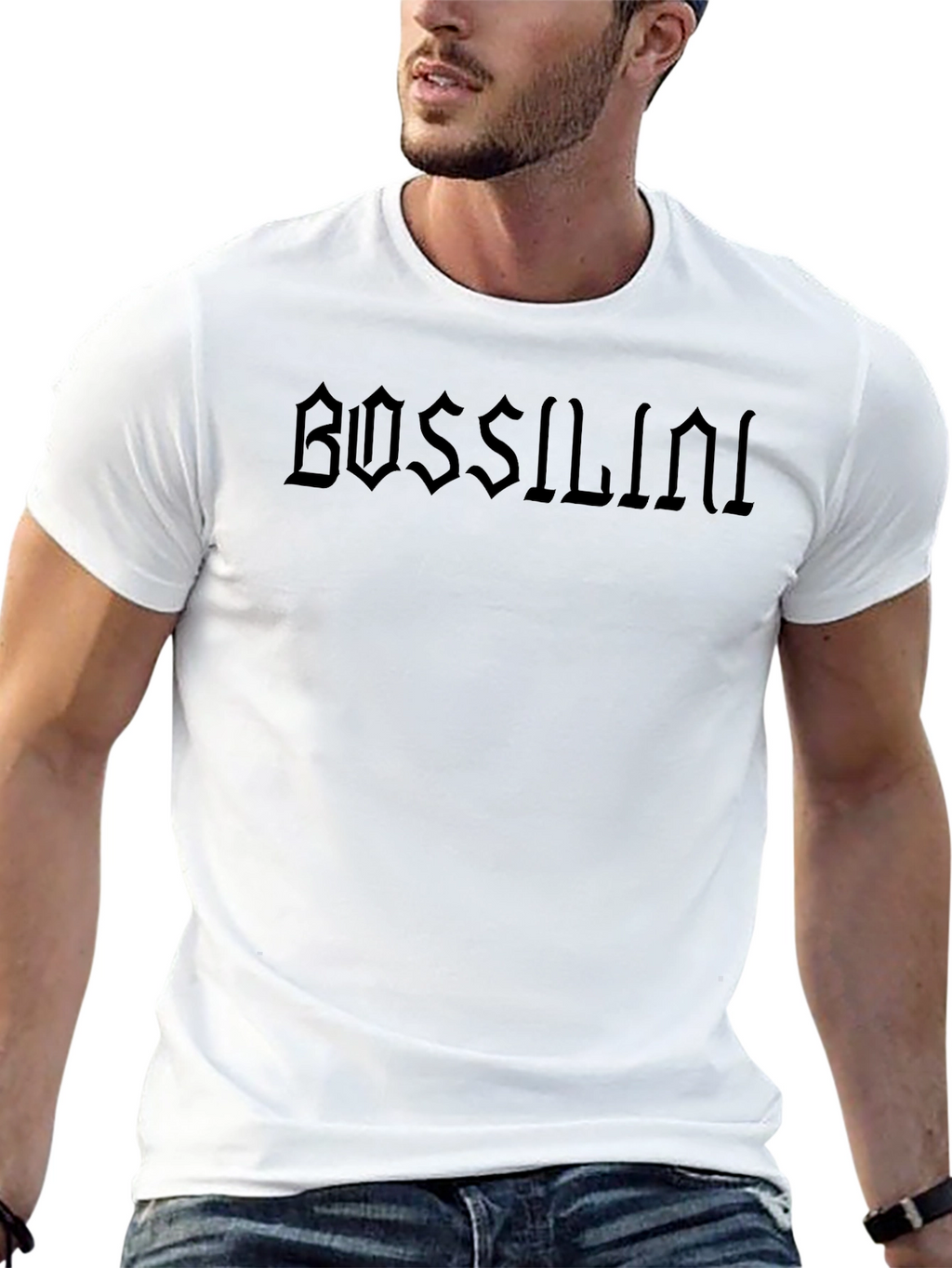 Bossilini Black Crew Neck T-Shirt