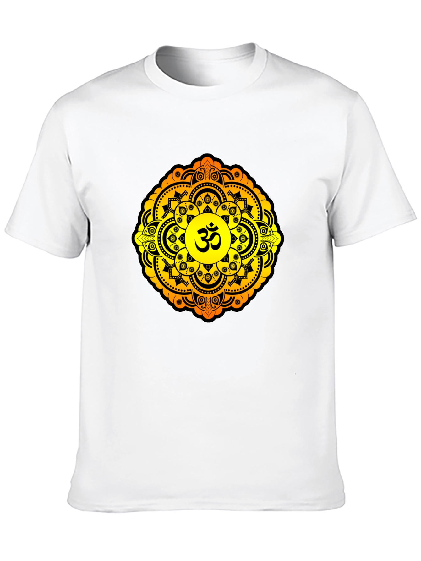 Om Mandala Graphic T-Shirt - Black