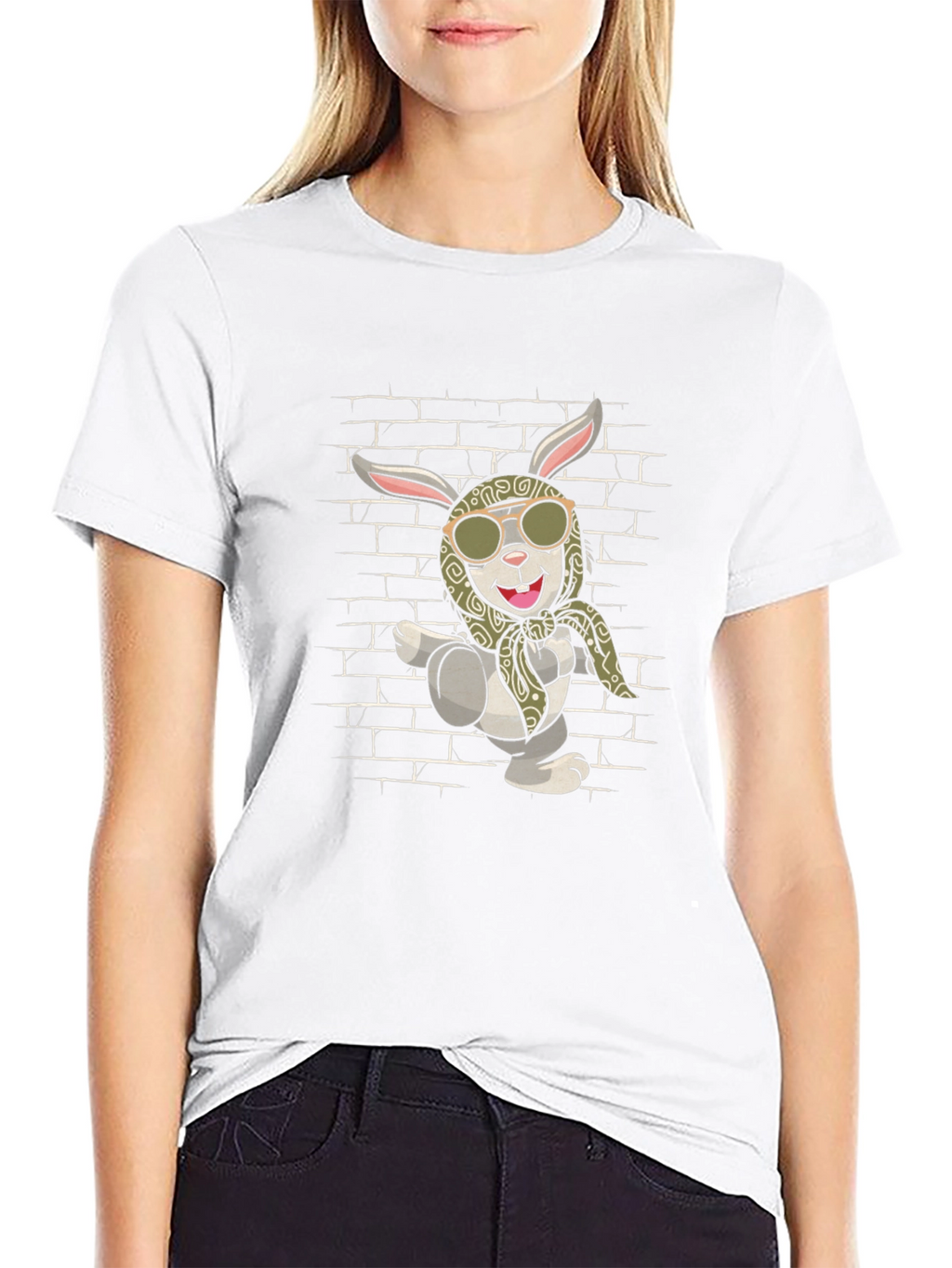 Cool Rabbit Graphic T-Shirt