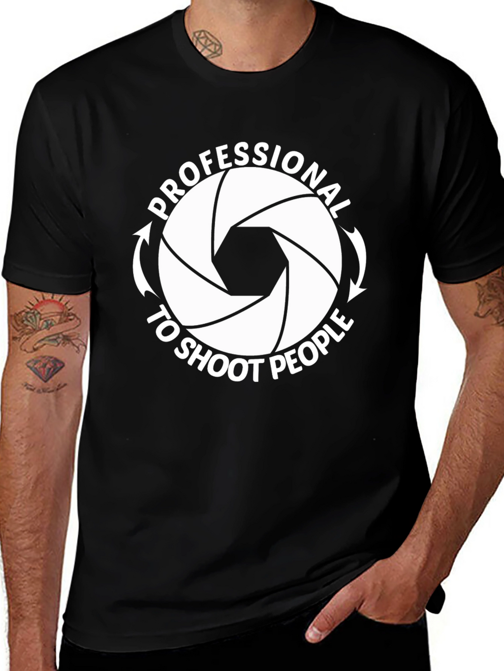 Professional to Shoot People Graphic Tee