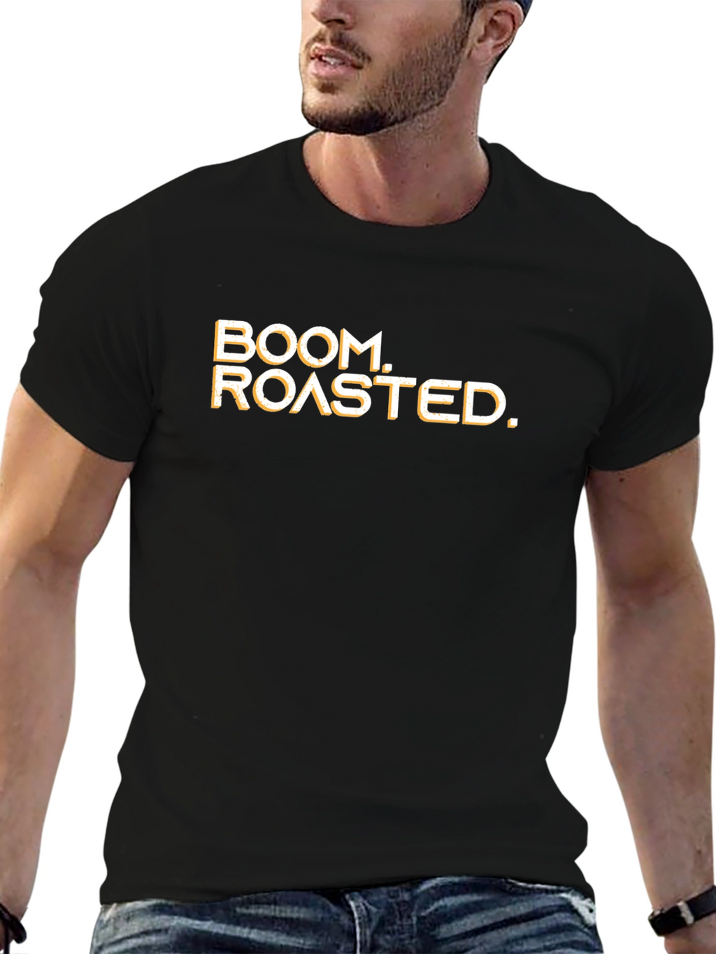 Boom Roasted T-Shirt Funny Slogan Tee
