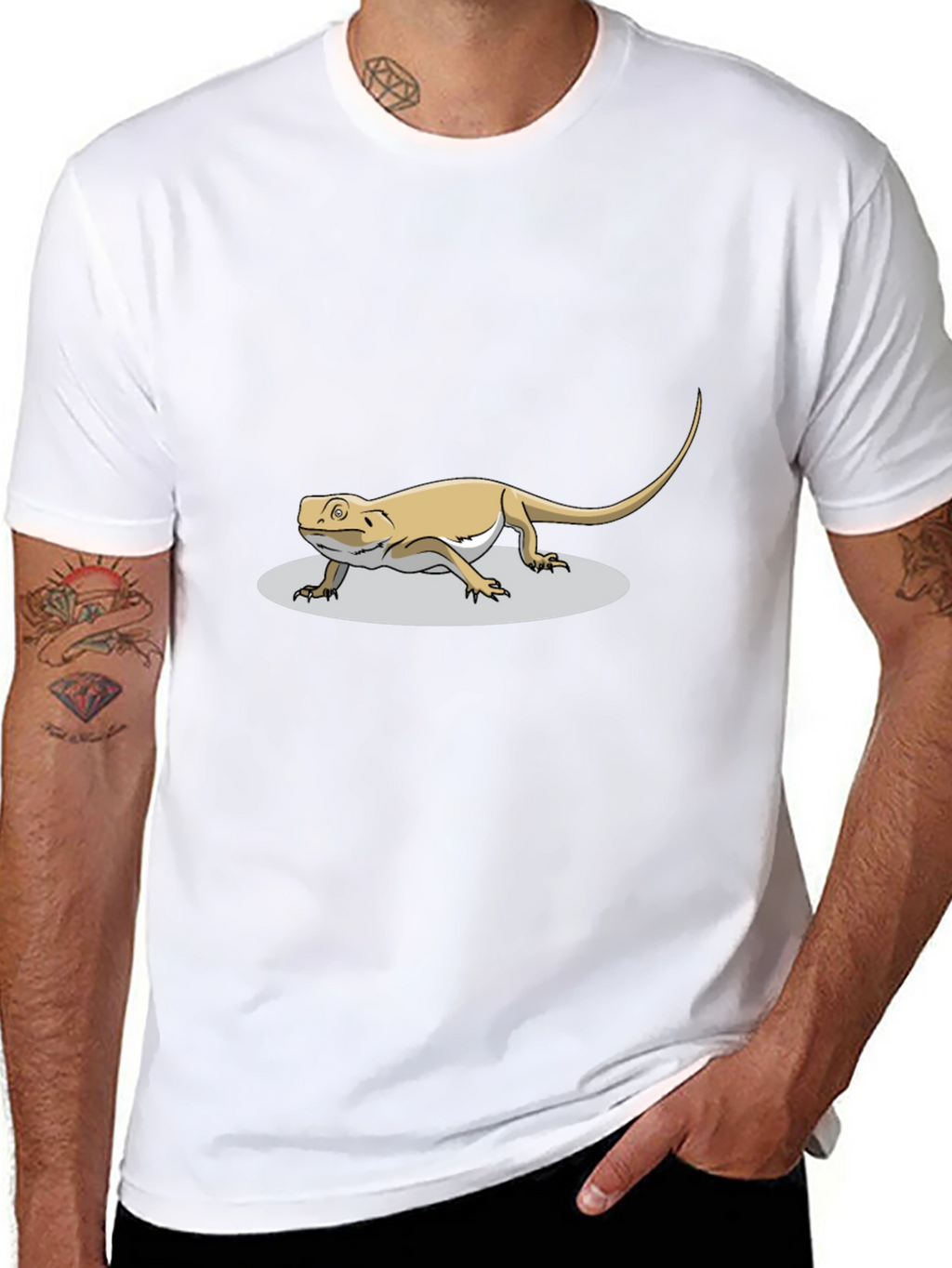 Bearded Dragon Lizard Graphic Tee - Unisex