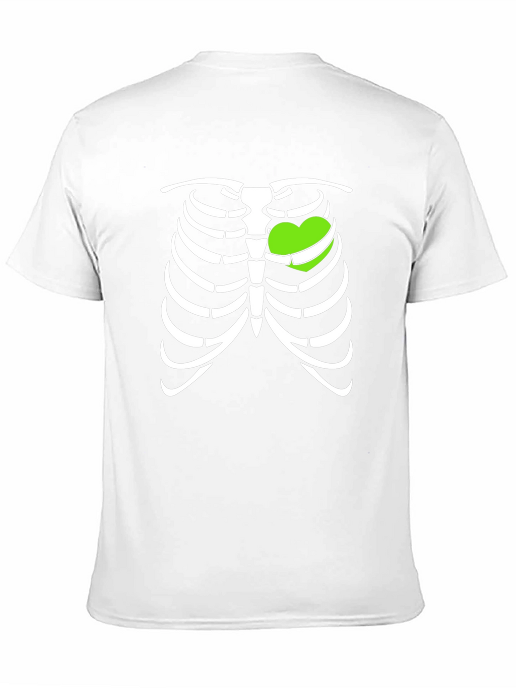Heart Ribcage T-Shirt - Fun Halloween Tee