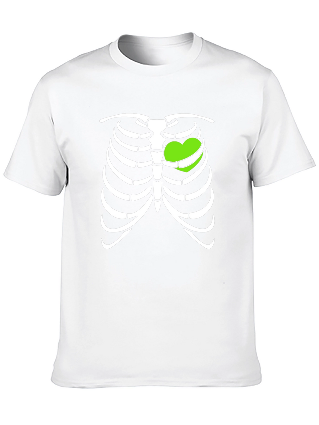 Heart Ribcage T-Shirt - Fun Halloween Tee