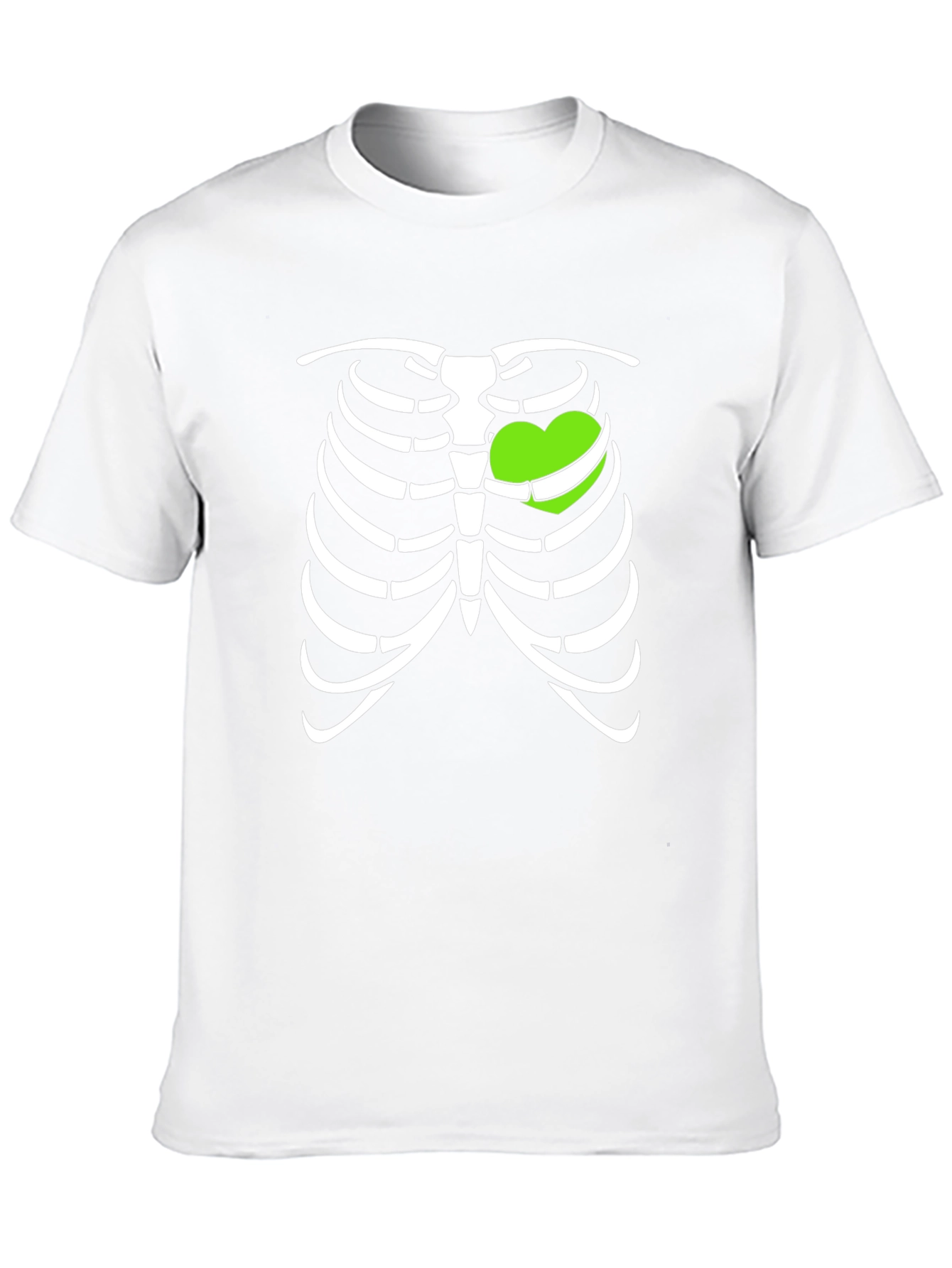 Heart Ribcage T-Shirt - Fun Halloween Tee