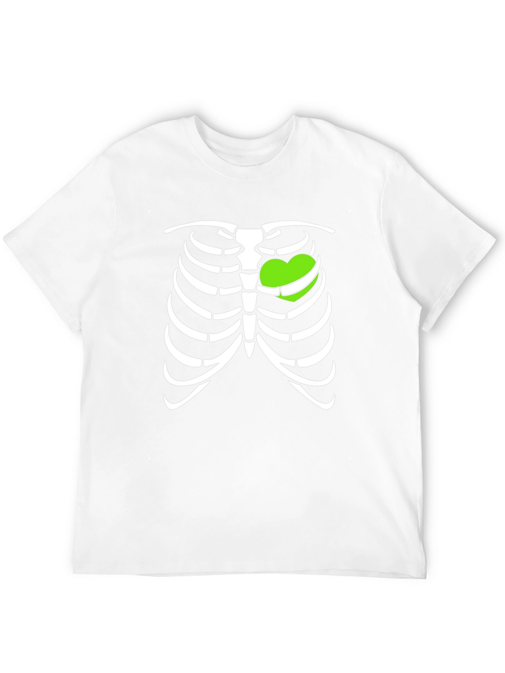 Heart Ribcage T-Shirt - Fun Halloween Tee