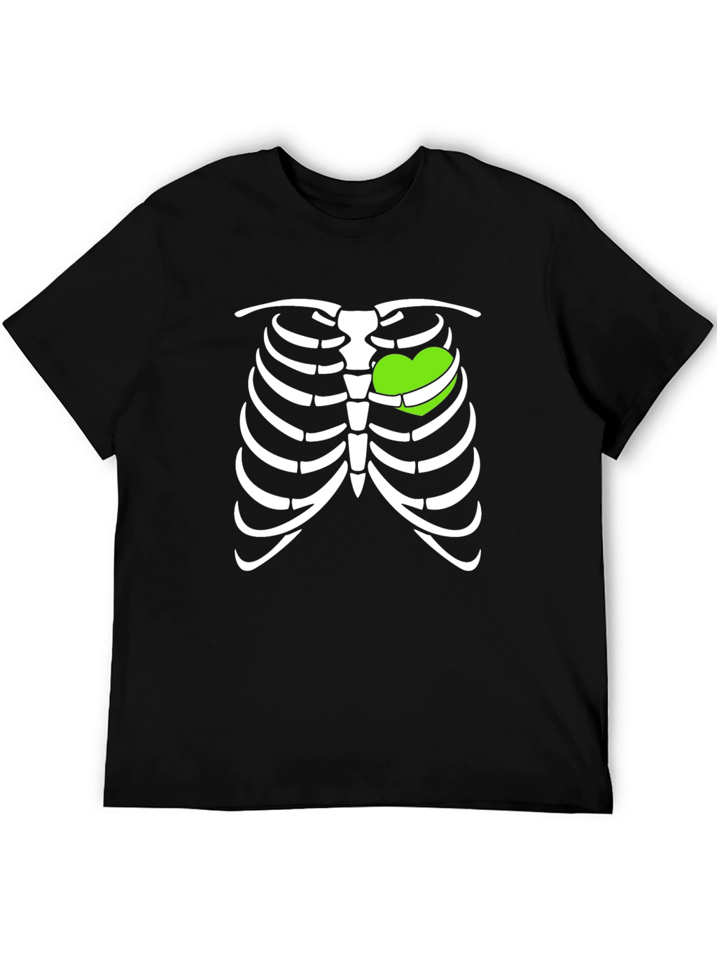 Heart Ribcage T-Shirt - Fun Halloween Tee