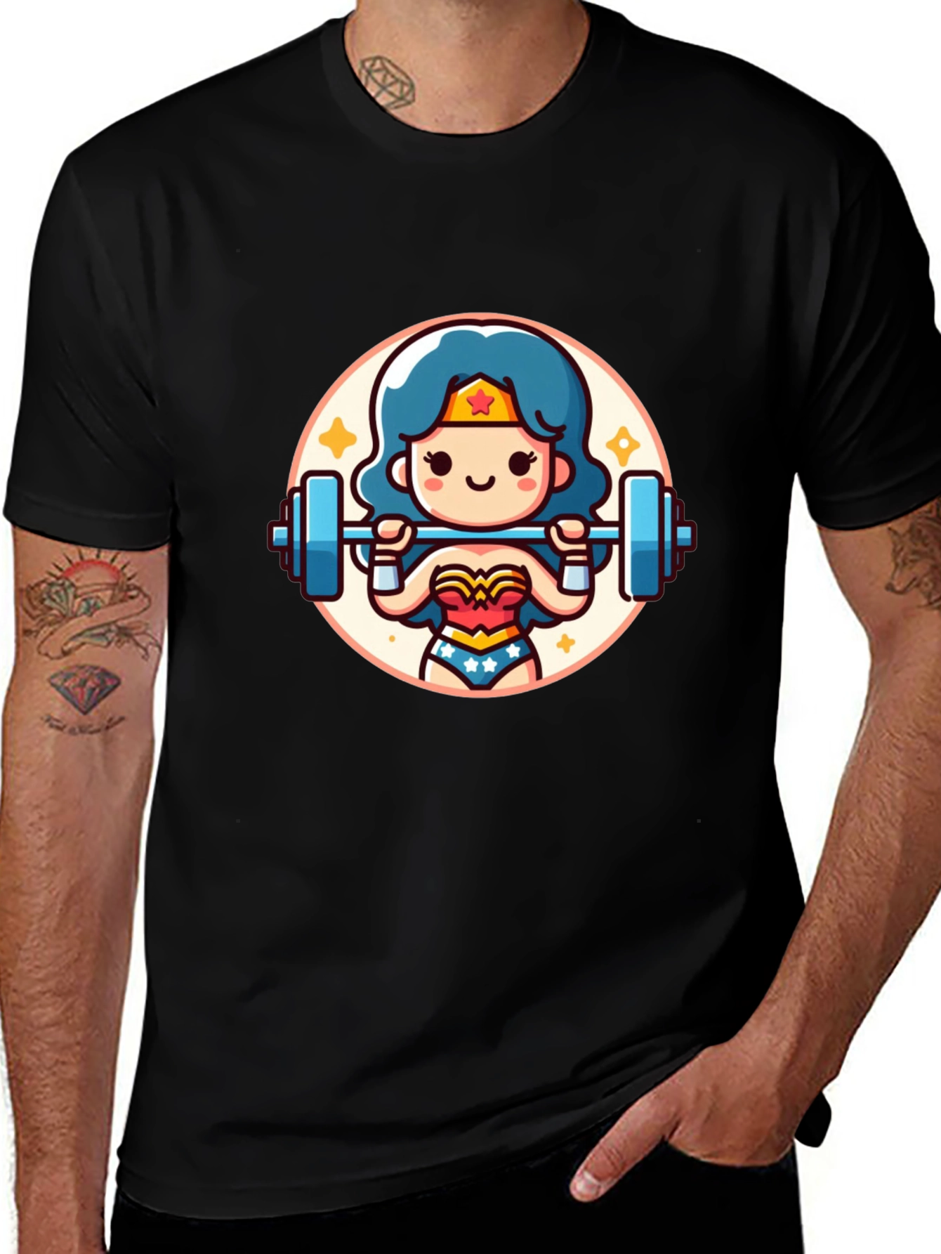 Wonder Woman Workout T-Shirt
