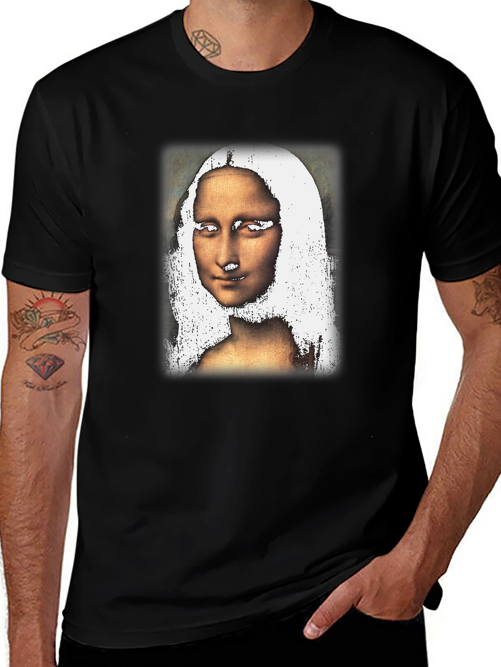 Mona Lisa Graphic Tee - Classic Art T-Shirt