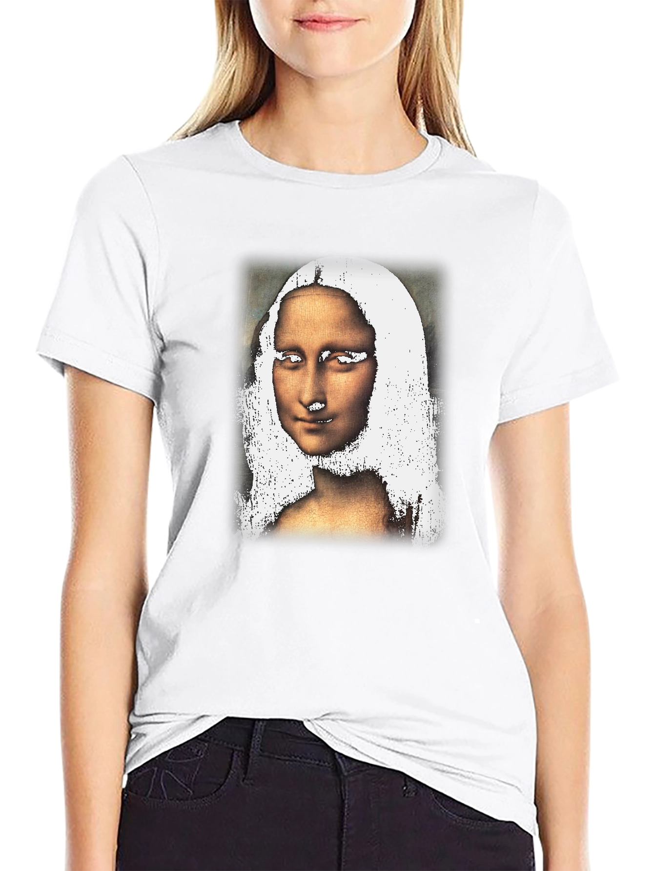 Mona Lisa Graphic Tee - Classic Art T-Shirt