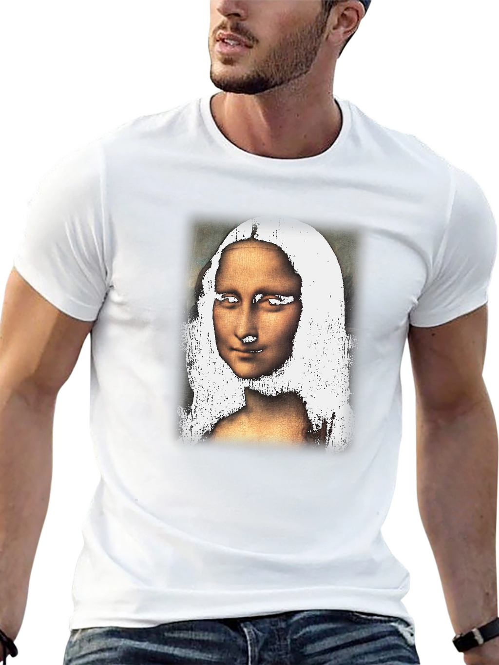 Mona Lisa Graphic Tee - Classic Art T-Shirt