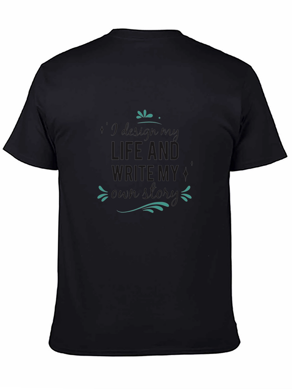 Mens Black T-Shirt - Write My Own Story
