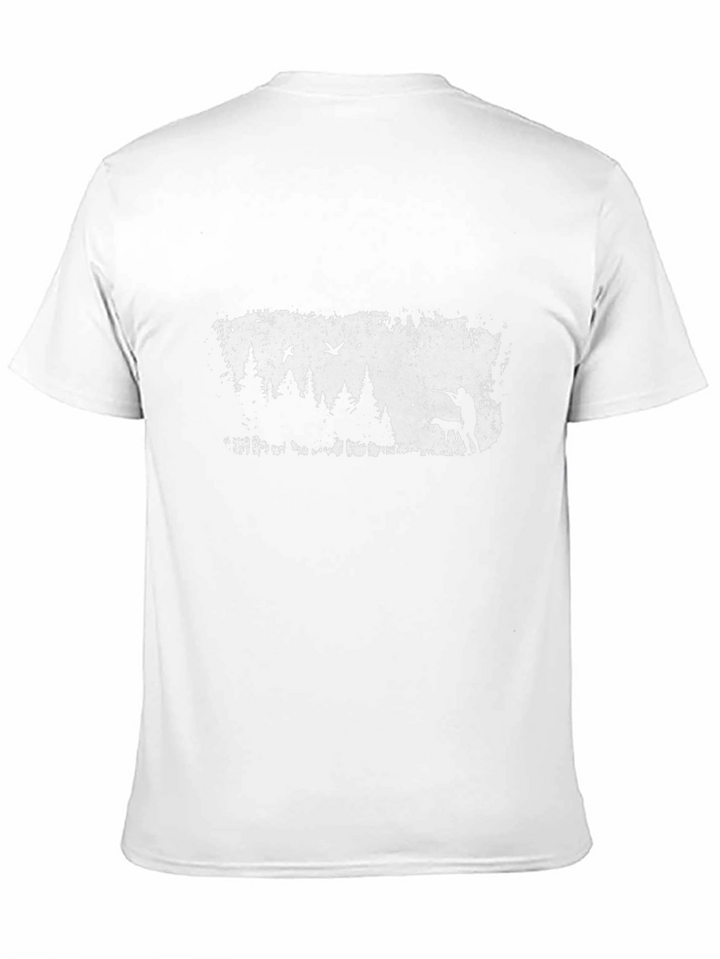 Hunting Scene Graphic Tee - Mens Black T-Shirt