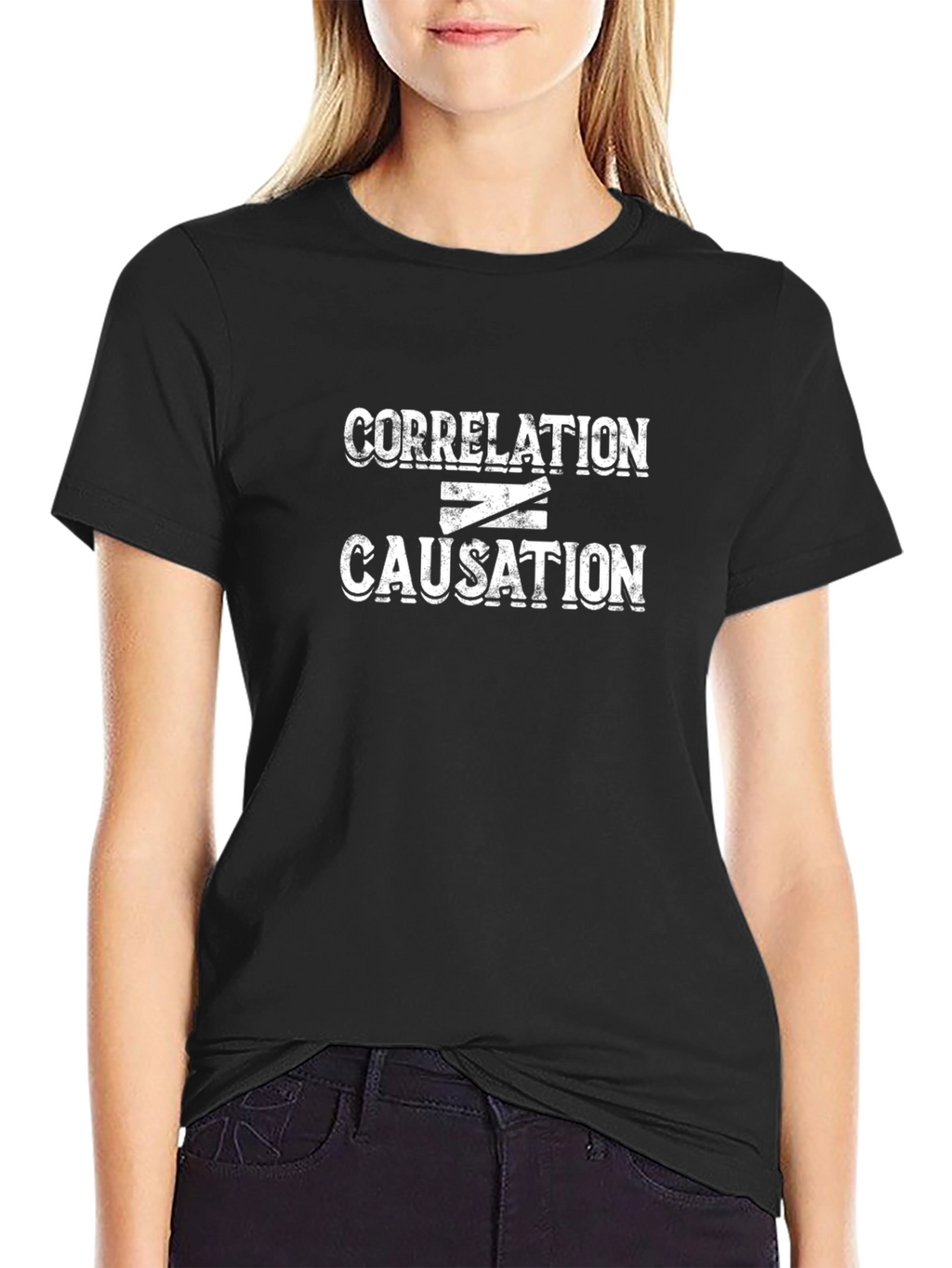 Correlation Causation Graphic T-Shirt