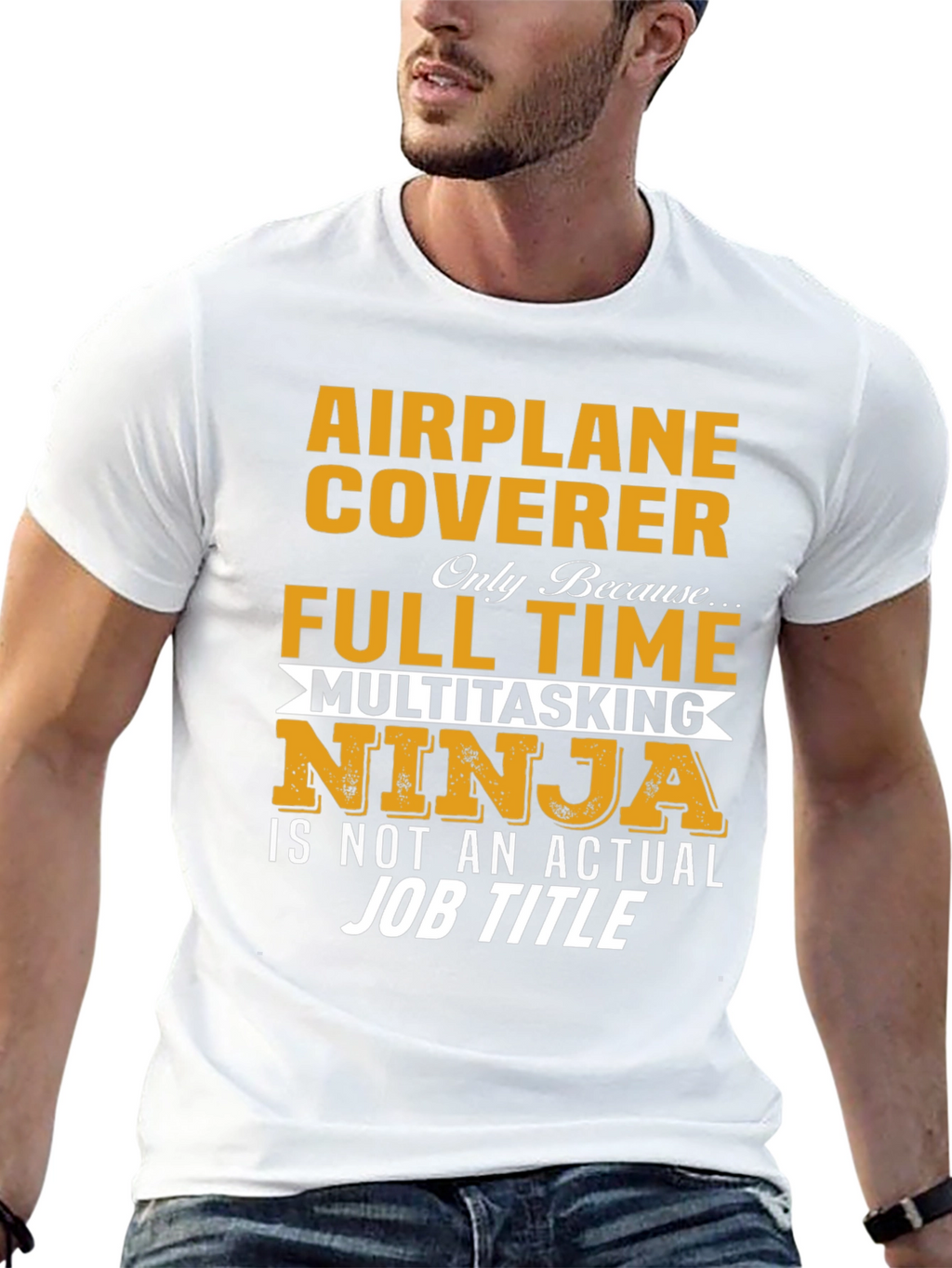 Airplane Coverer Full Time Ninja T-Shirt