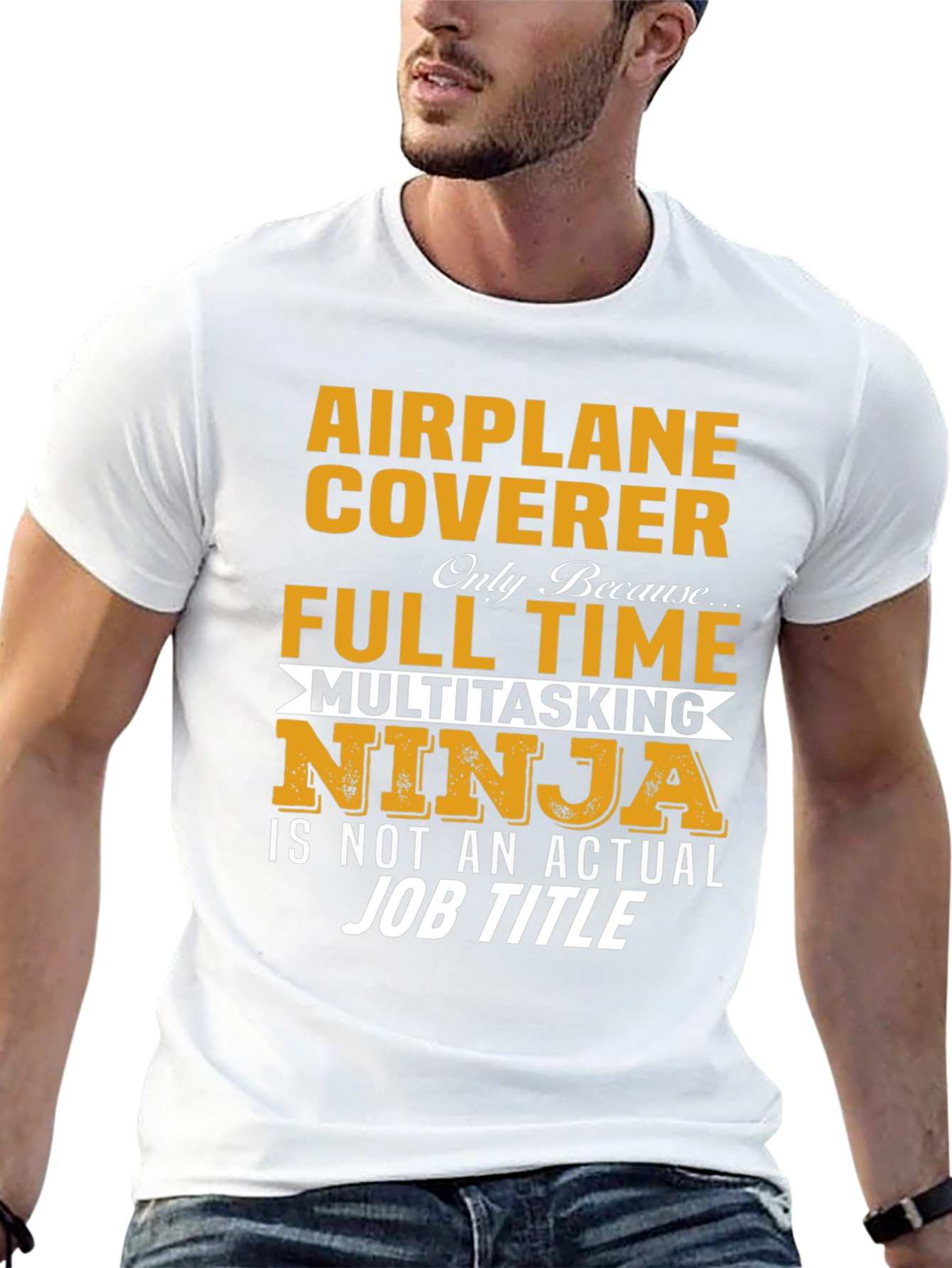 Airplane Coverer Full Time Ninja T-Shirt
