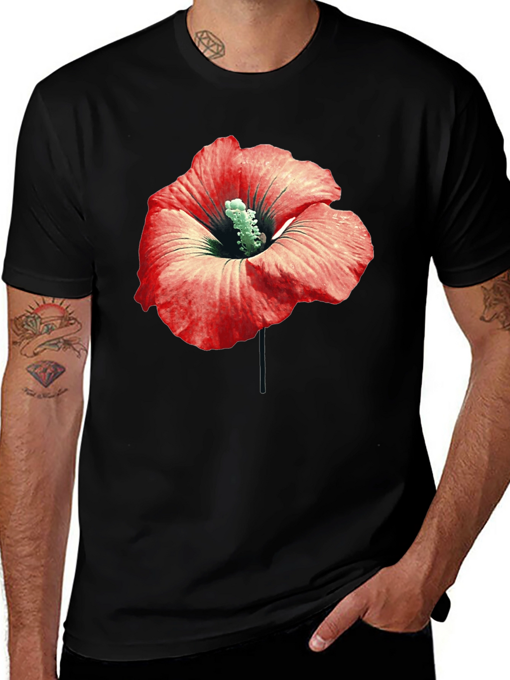 Floral Graphic Print T-Shirt