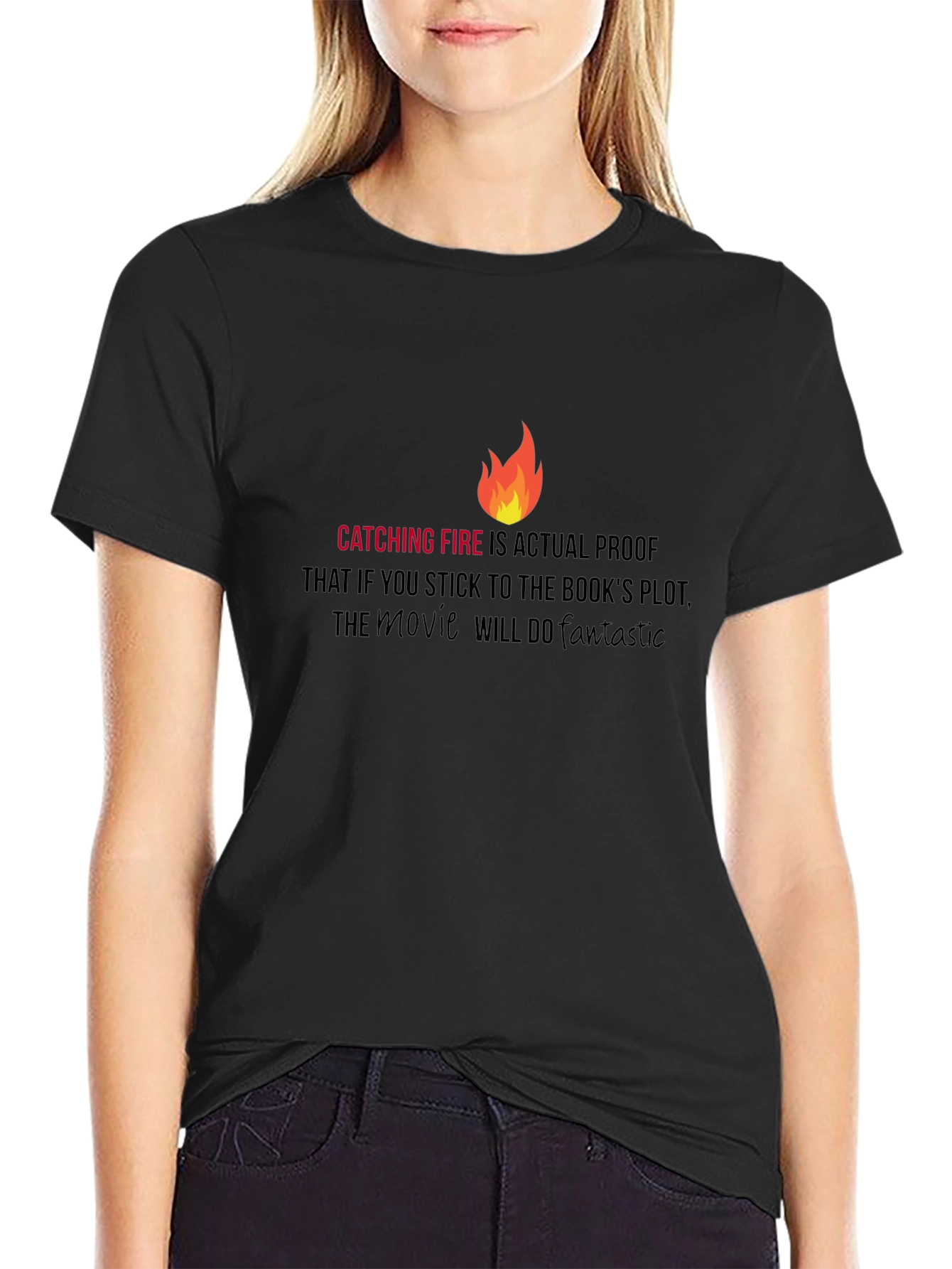 Catching Fire Book Movie Tee