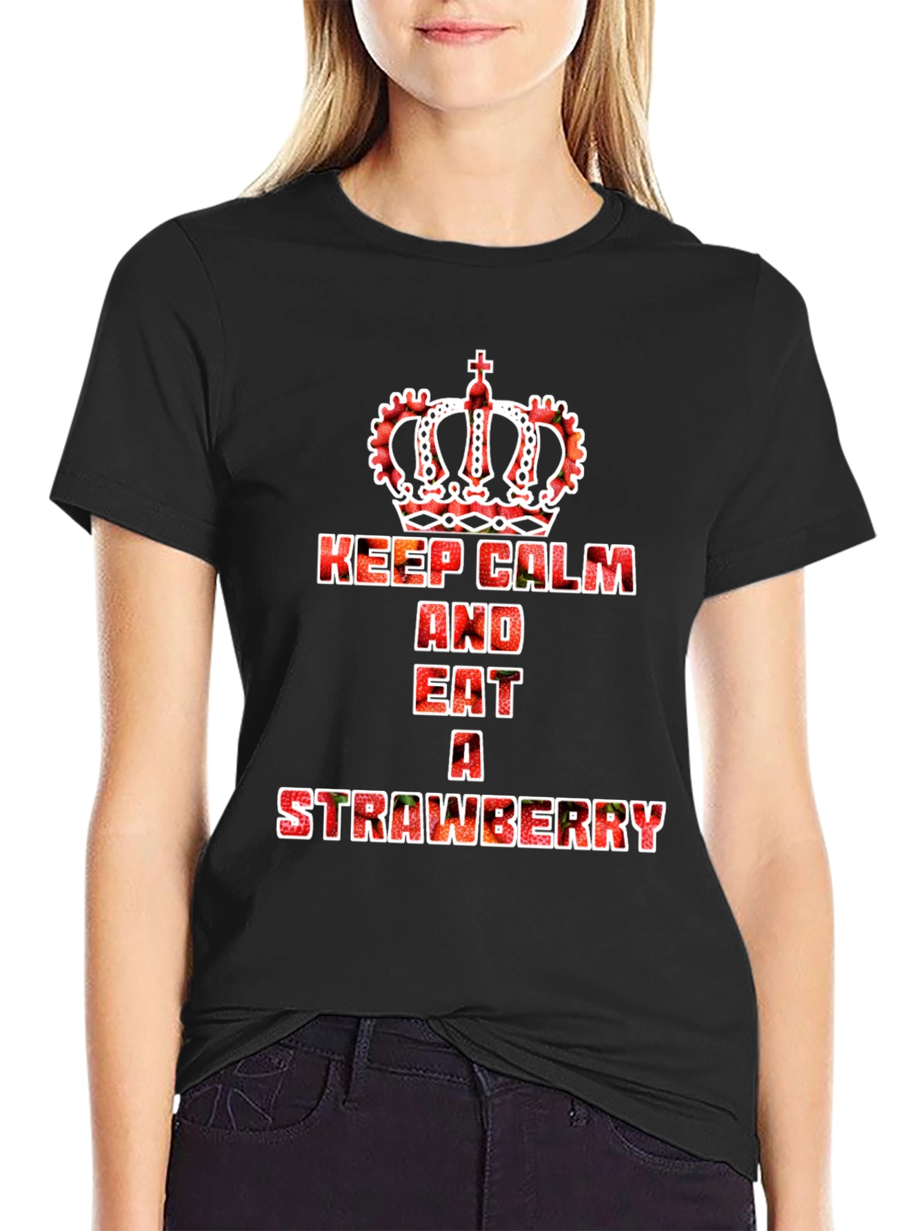 Keep Calm Strawberry T-Shirt