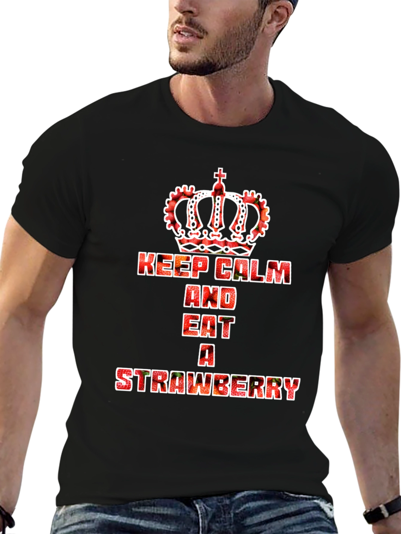 Keep Calm Strawberry T-Shirt