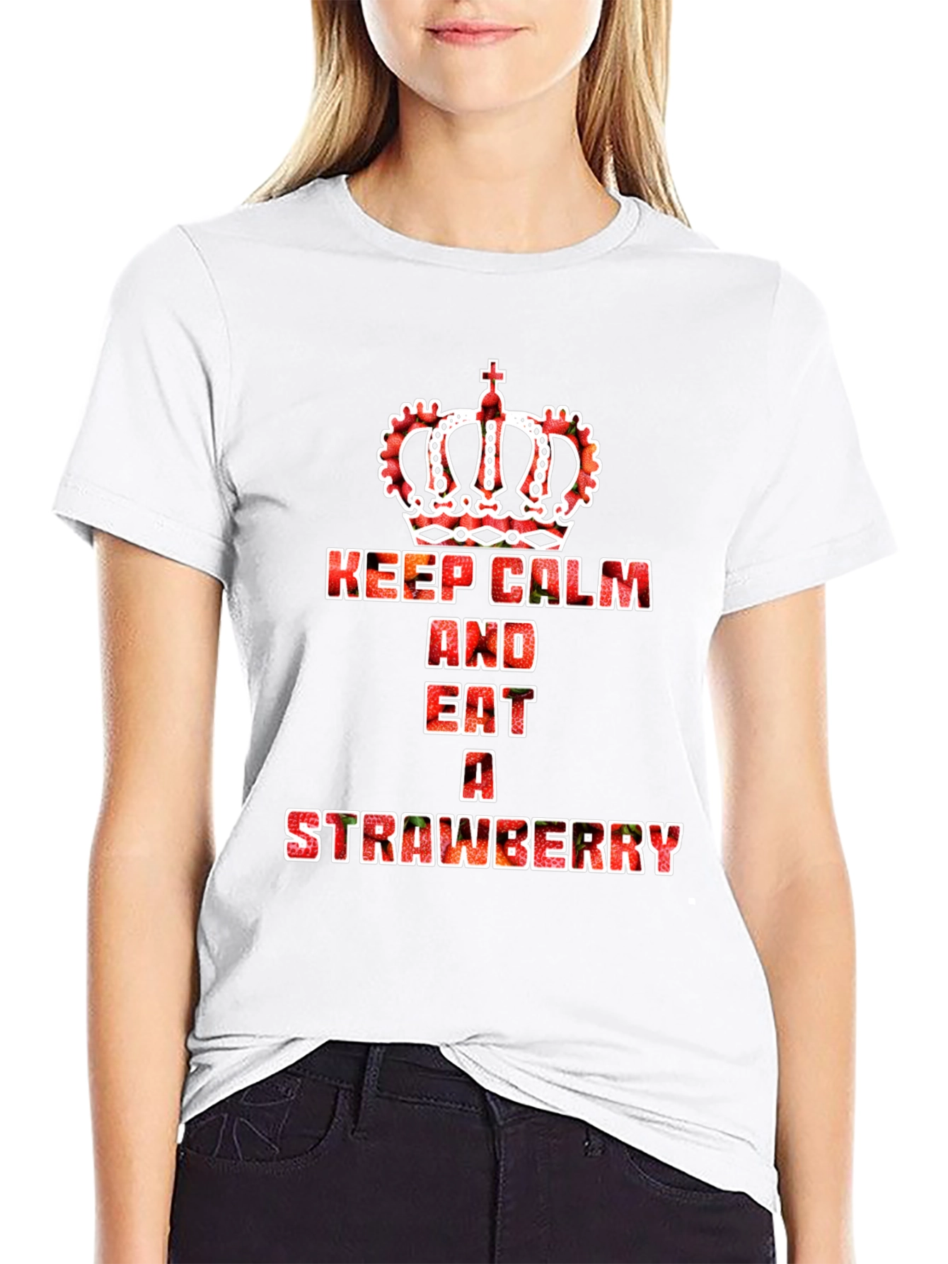 Keep Calm Strawberry T-Shirt