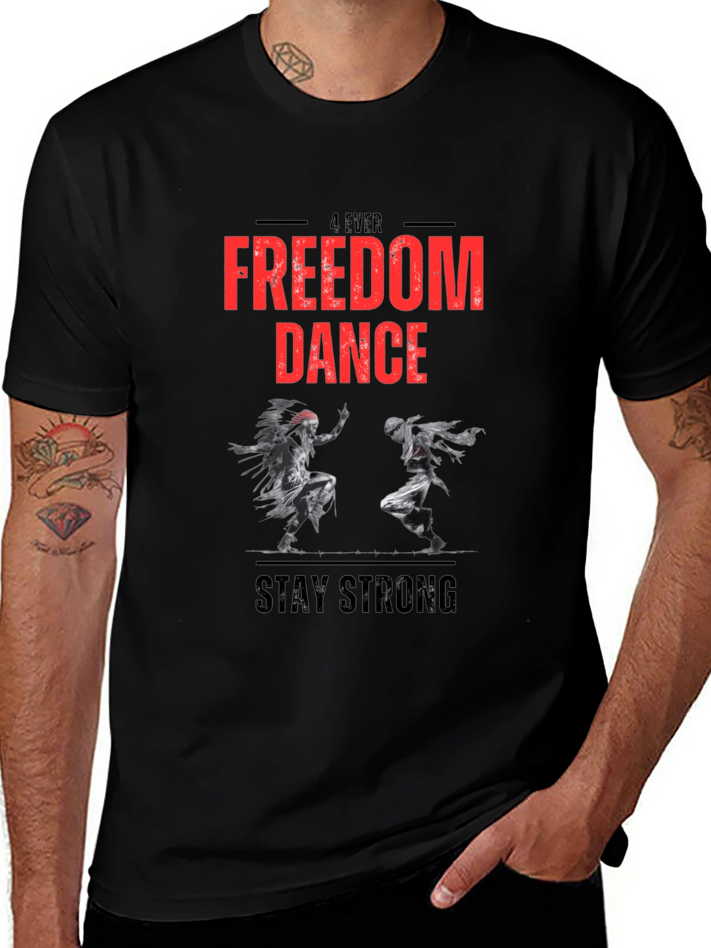 Freedom Dance Graphic T-Shirt