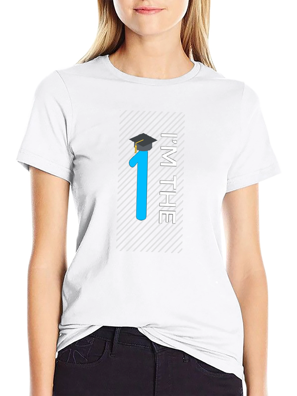 Im The 1st Graduate Black Tee