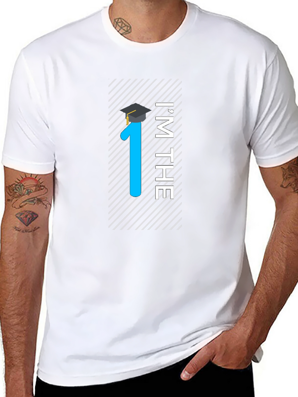 Im The 1st Graduate Black Tee