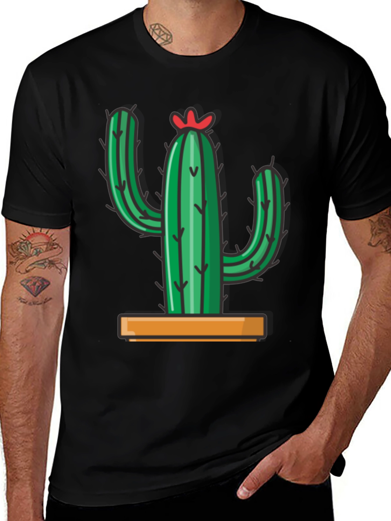 Cactus T-Shirt - Trendy Graphic Tee