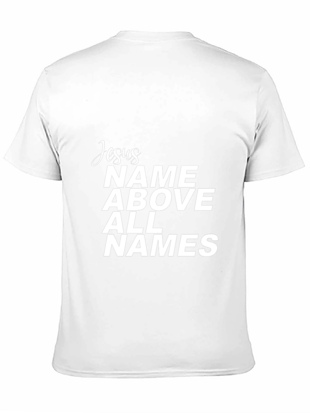 Jesus Name Above All Names Graphic Tee - Black
