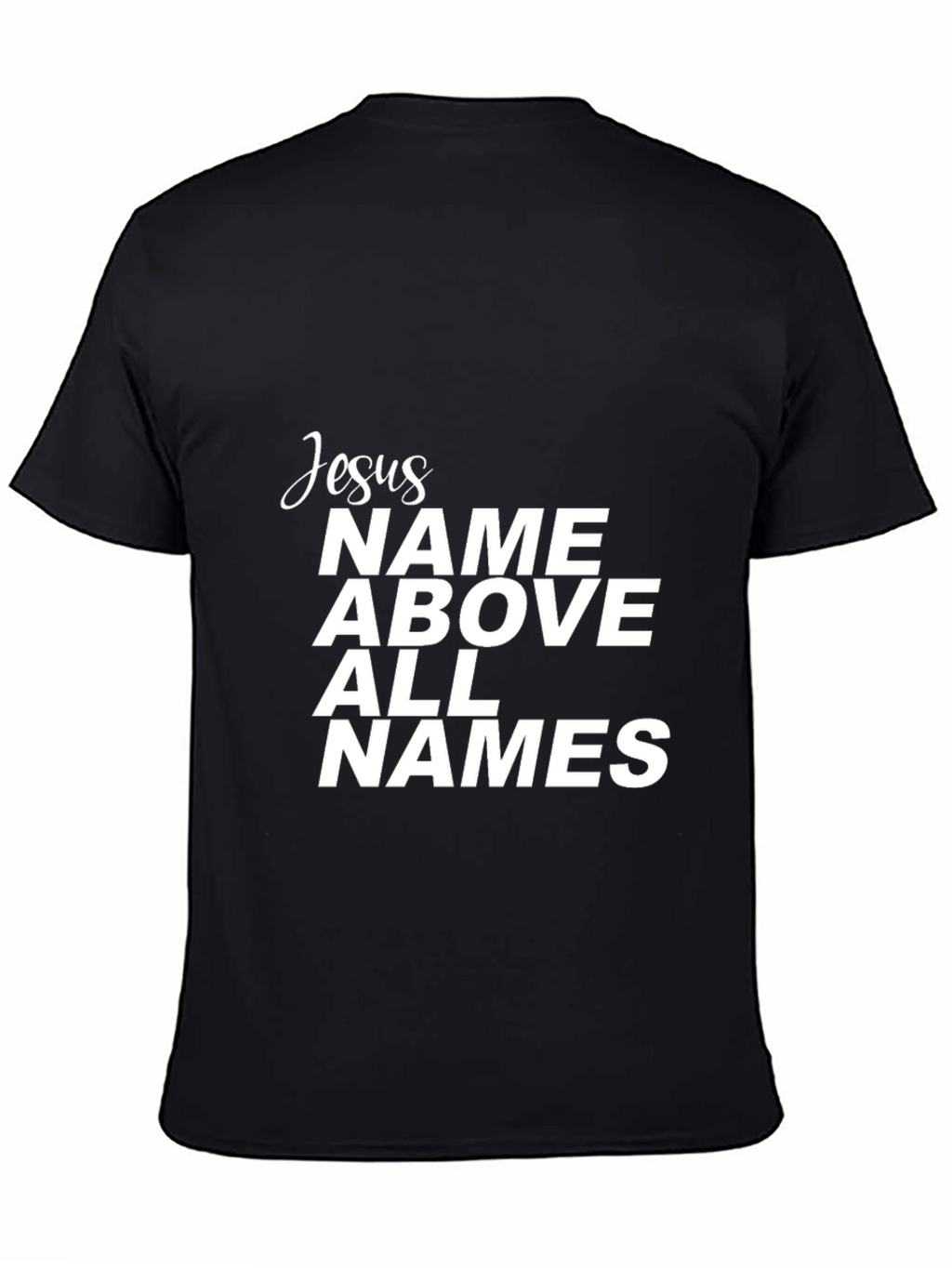 Jesus Name Above All Names Graphic Tee - Black