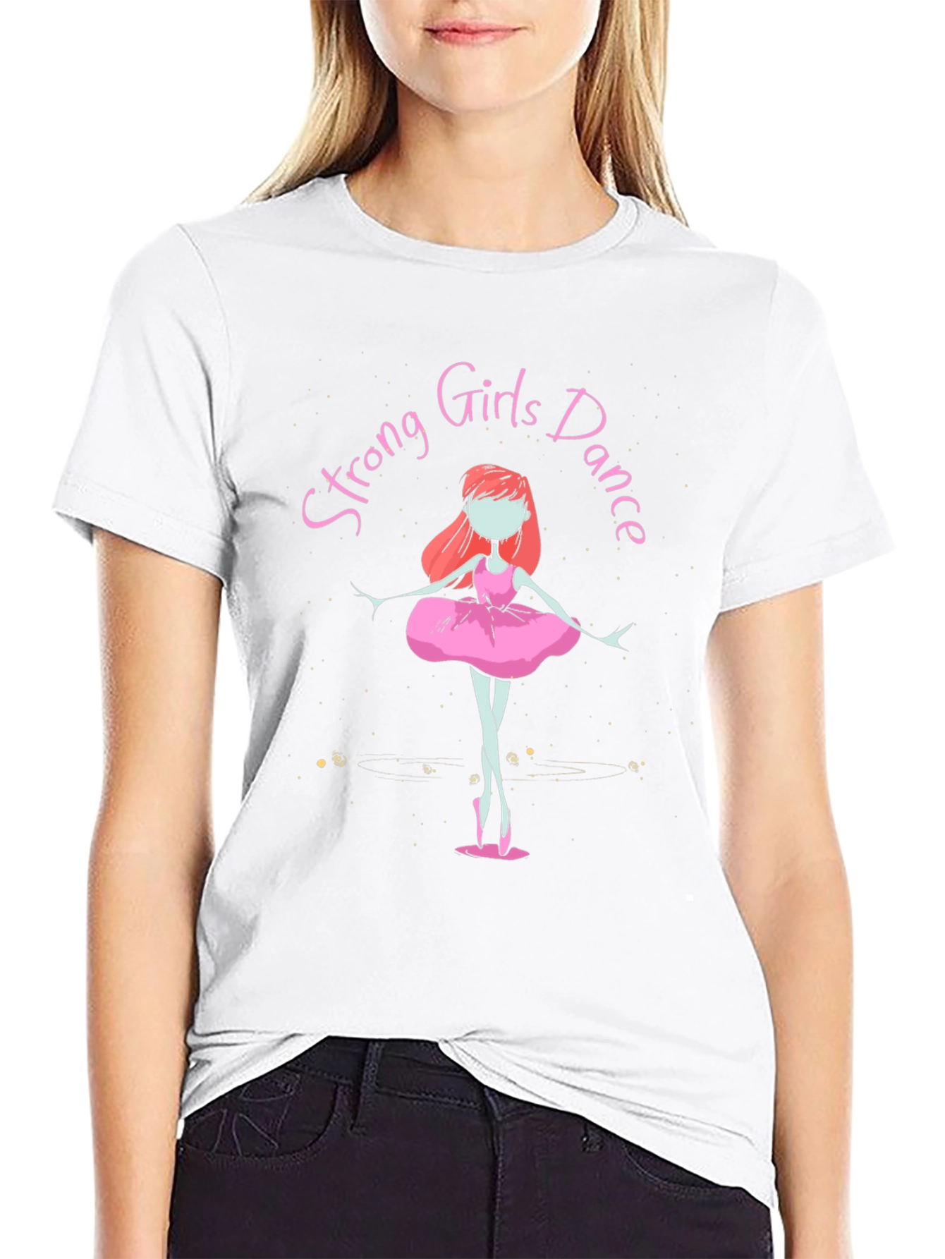 Strong Girls Dance Black T-Shirt