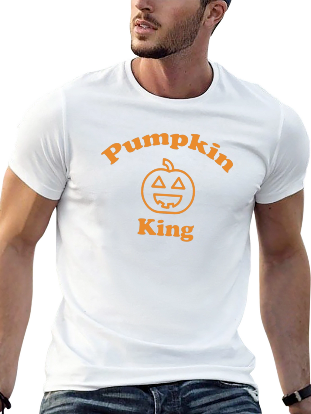 Pumpkin King Black T-Shirt - Halloween Apparel