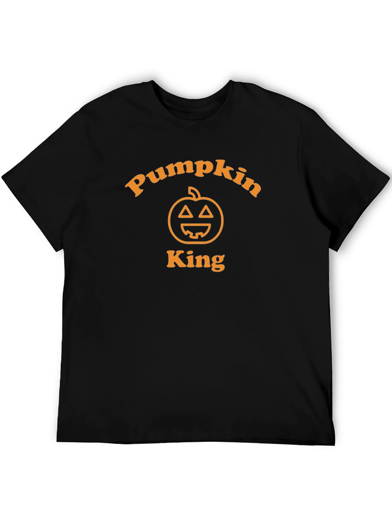 Pumpkin King Black T-Shirt - Halloween Apparel