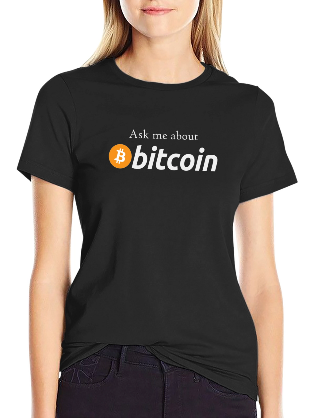 Ask Me About Bitcoin T-Shirt - Crypto Tee