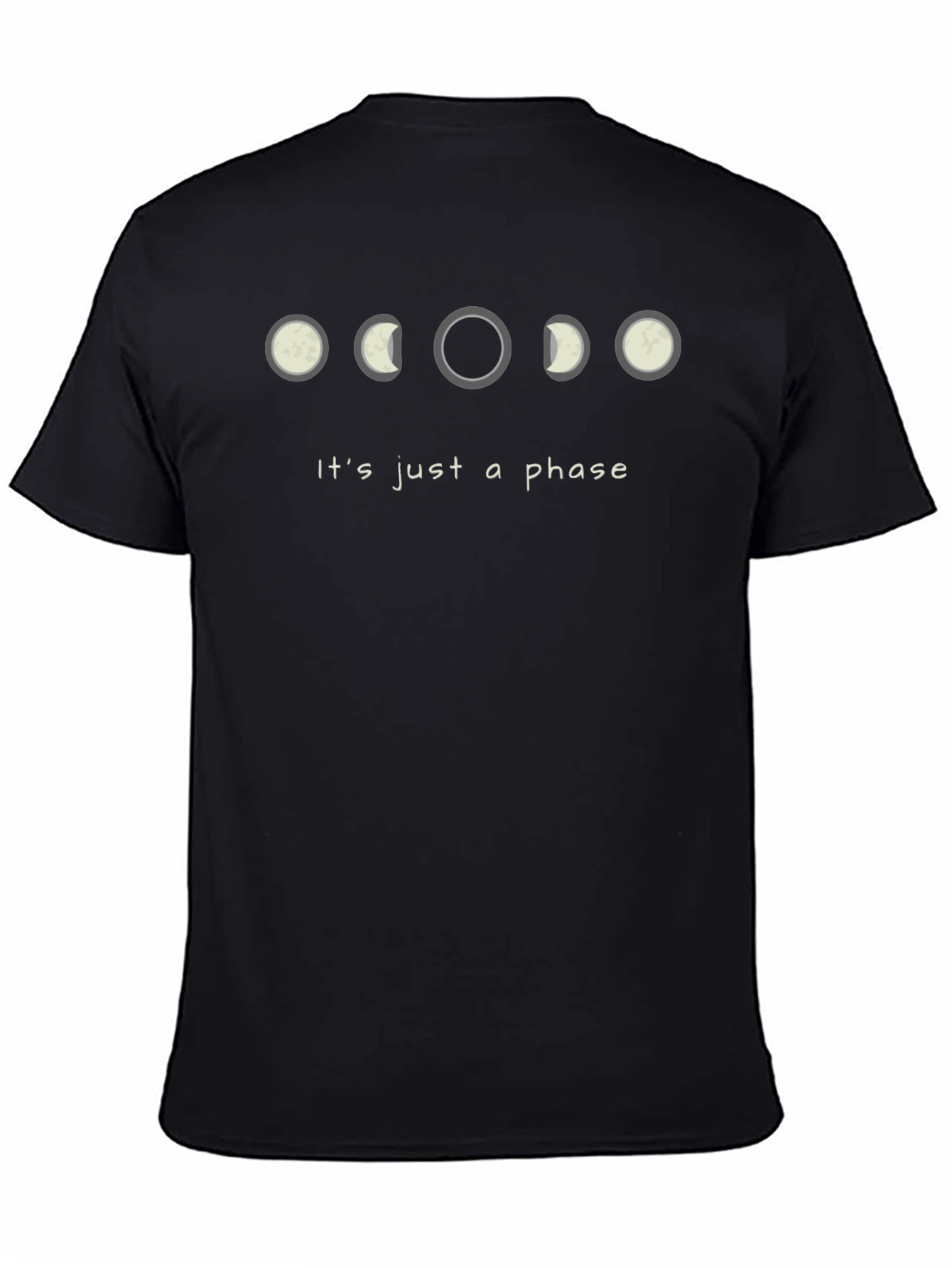 Phases of the Moon Graphic Tee - Its Just a Phase