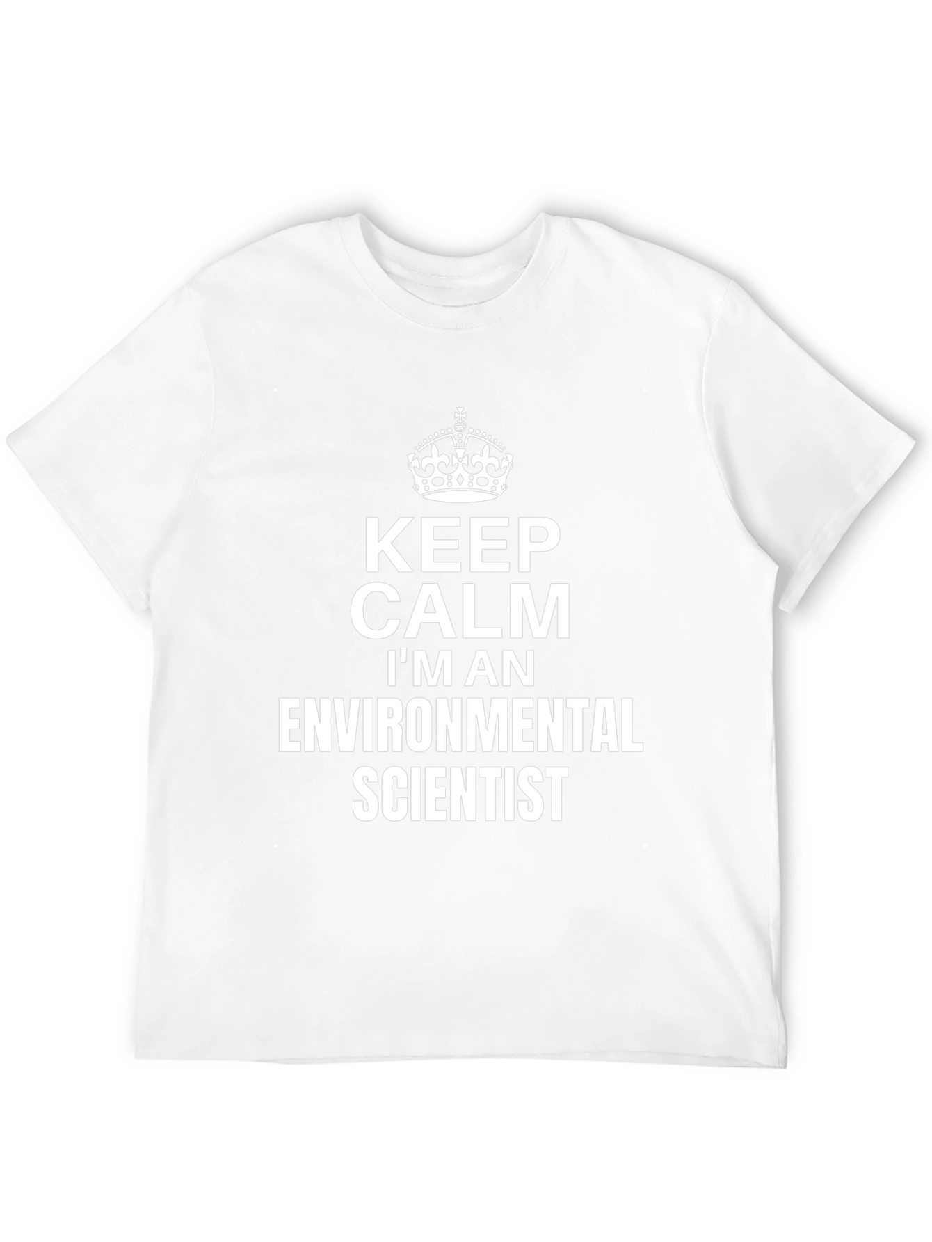 Keep Calm Environmental Scientist Black T-Shirt